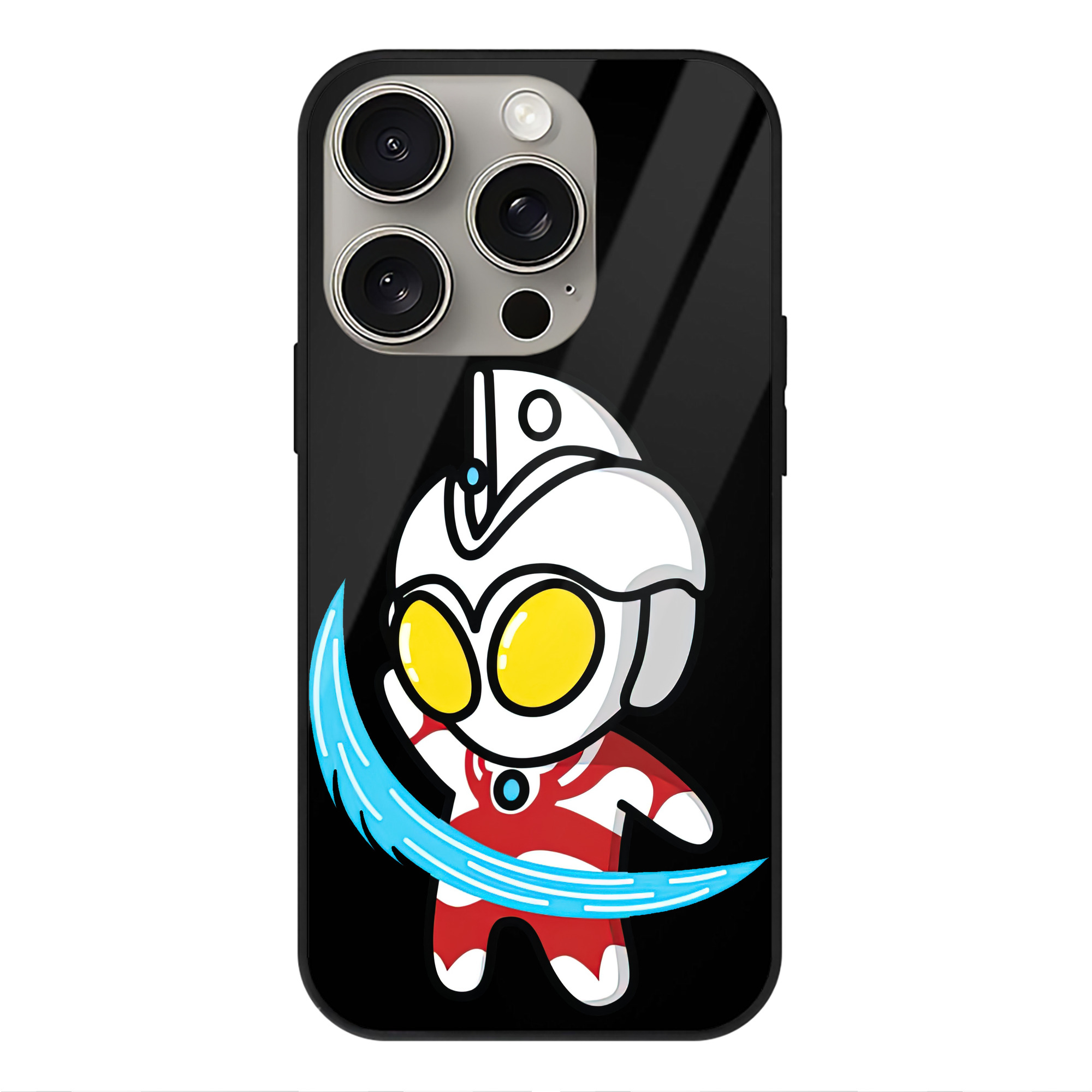 （画像用） ウルトラマン Ultraman 【iPhone15Pro対応】スマホケース 耐衝撃＆黄変防止 背面ガラス