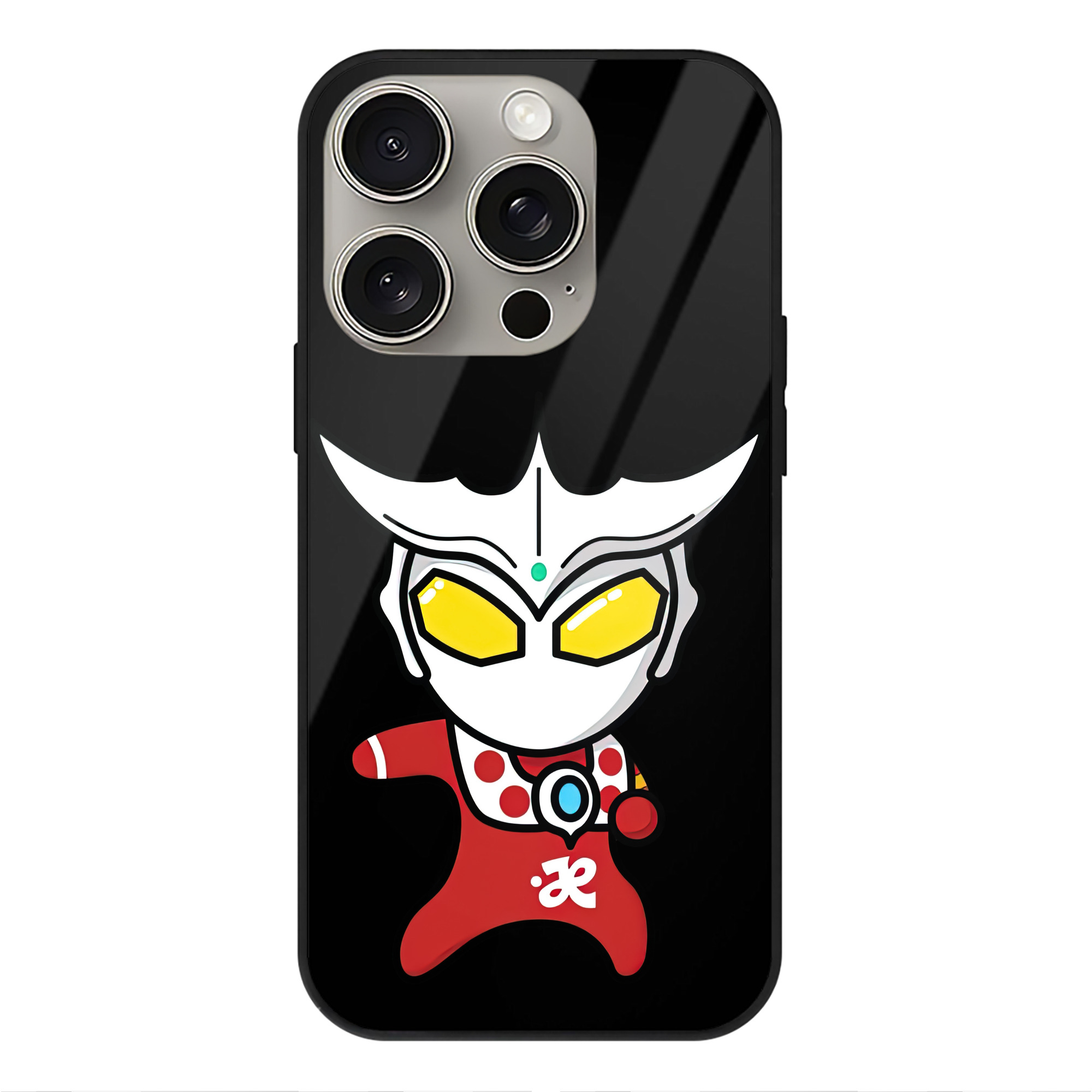 （画像用） ウルトラマン Ultraman 【iPhone15Pro対応】スマホケース 耐衝撃＆黄変防止 背面ガラス