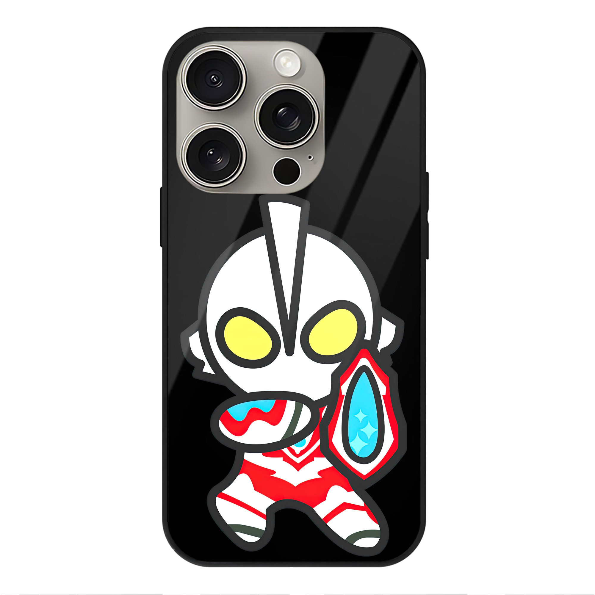 （画像用） ウルトラマン Ultraman 【iPhone15Pro対応】スマホケース 耐衝撃＆黄変防止 背面ガラス