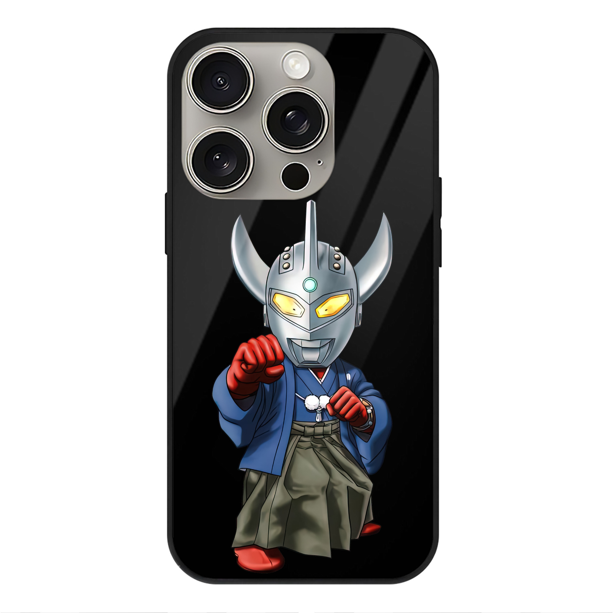 （画像用） ウルトラマン Ultraman 【iPhone15Pro対応】スマホケース 耐衝撃＆黄変防止 背面ガラス