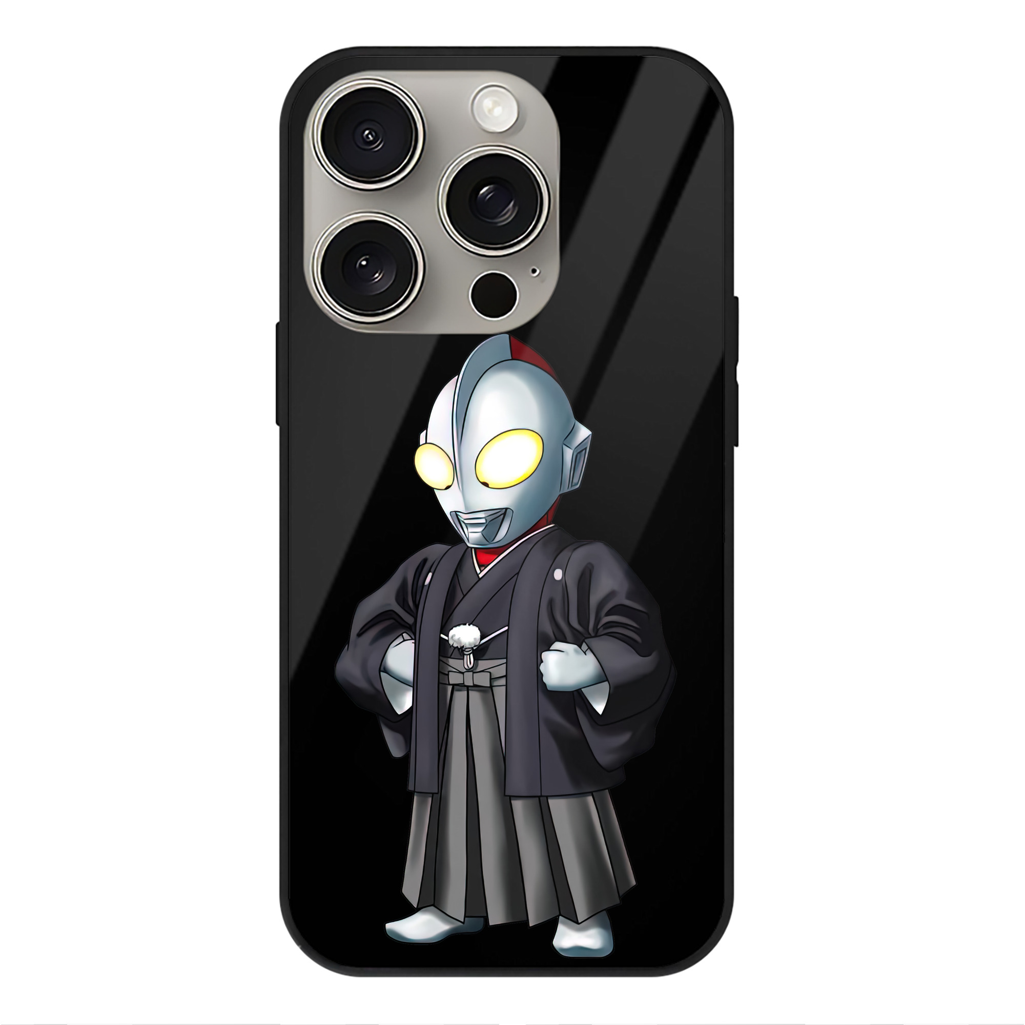 （画像用） ウルトラマン Ultraman 【iPhone15Pro対応】スマホケース 耐衝撃＆黄変防止 背面ガラス