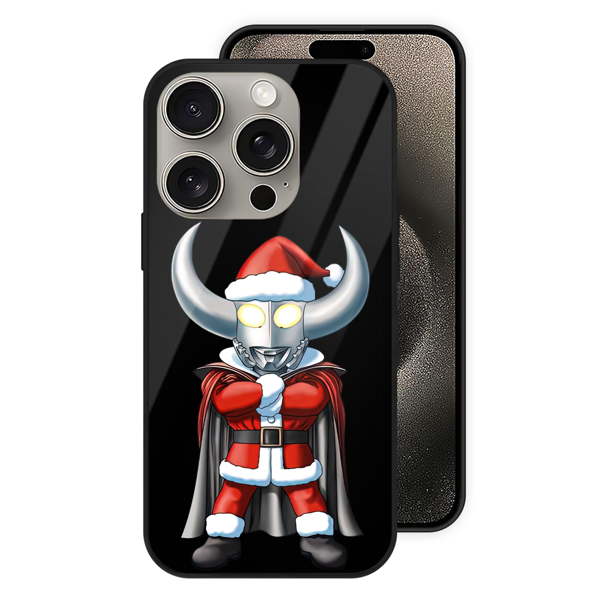 （画像用） ウルトラマン Ultraman 【iPhone15Pro対応】スマホケース 耐衝撃＆黄変防止 背面ガラス