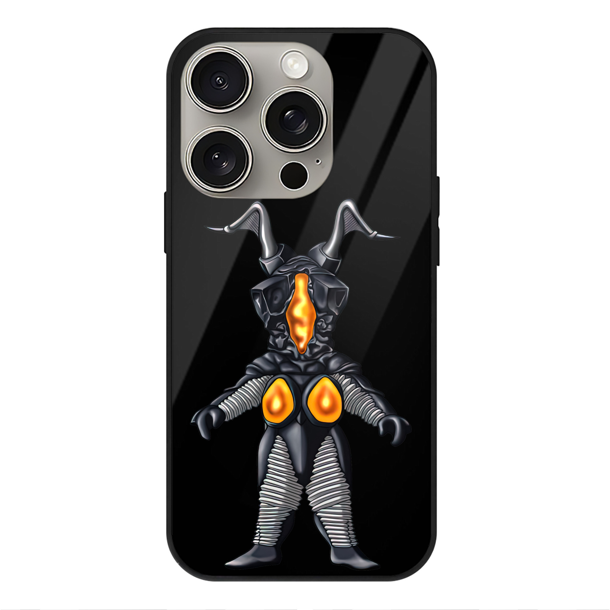（画像用） ウルトラマン Ultraman 【iPhone15Pro対応】スマホケース 耐衝撃＆黄変防止 背面ガラス