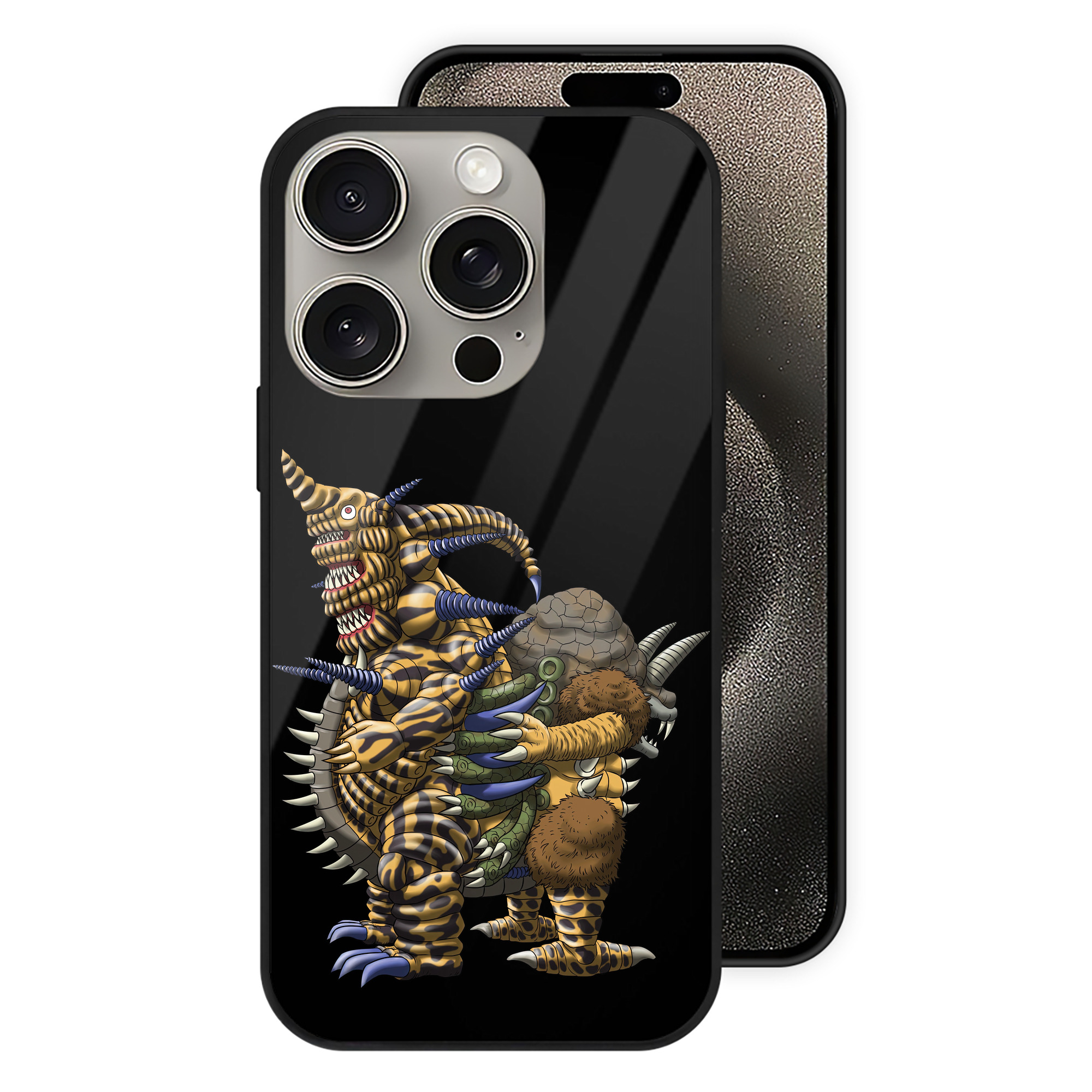 （画像用） ウルトラマン Ultraman 【iPhone15Pro対応】スマホケース 耐衝撃＆黄変防止 背面ガラス