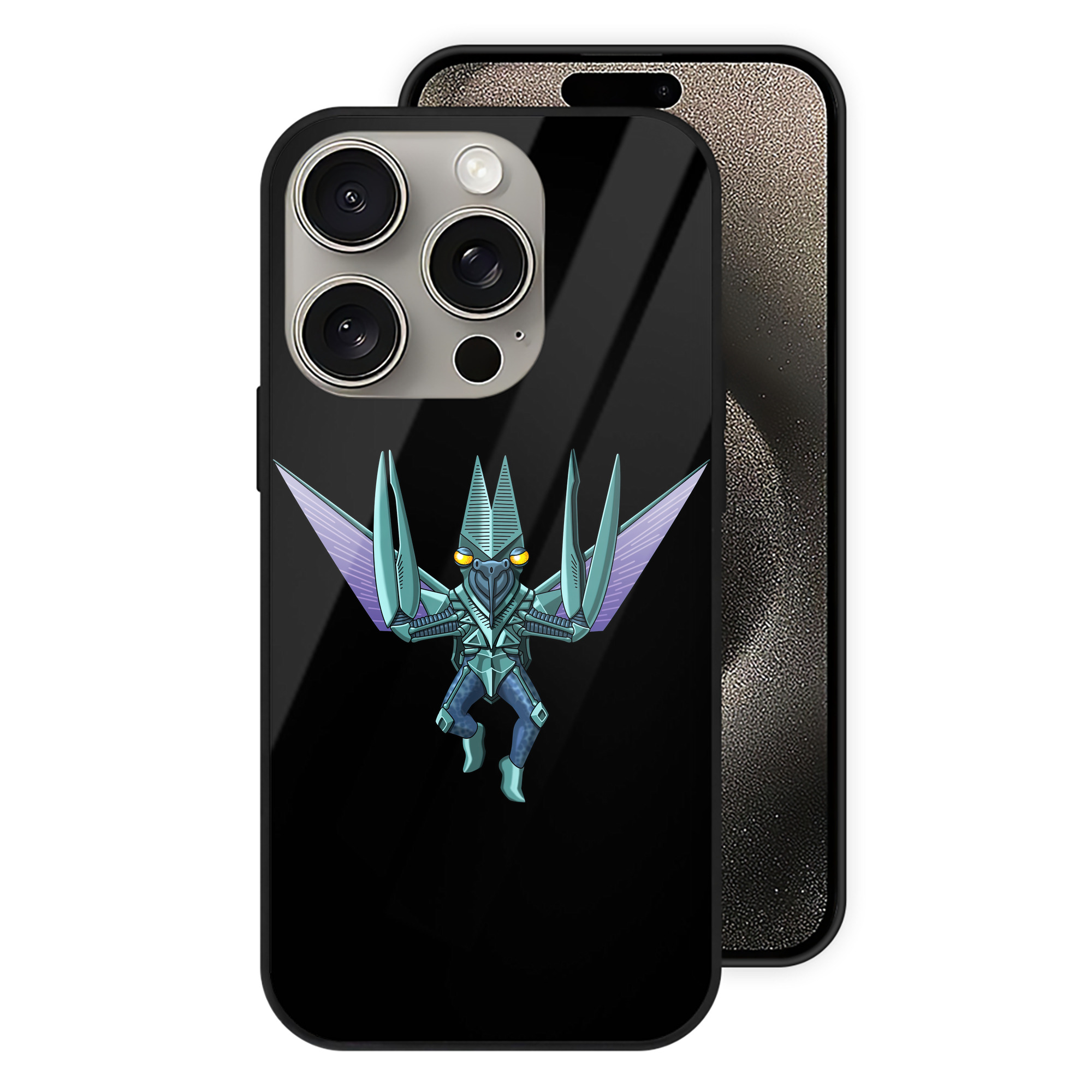 （画像用） ウルトラマン Ultraman 【iPhone15Pro対応】スマホケース 耐衝撃＆黄変防止 背面ガラス