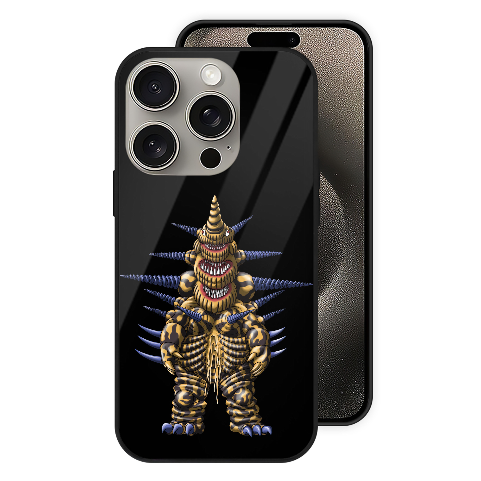 （画像用） ウルトラマン Ultraman 【iPhone15Pro対応】スマホケース 耐衝撃＆黄変防止 背面ガラス