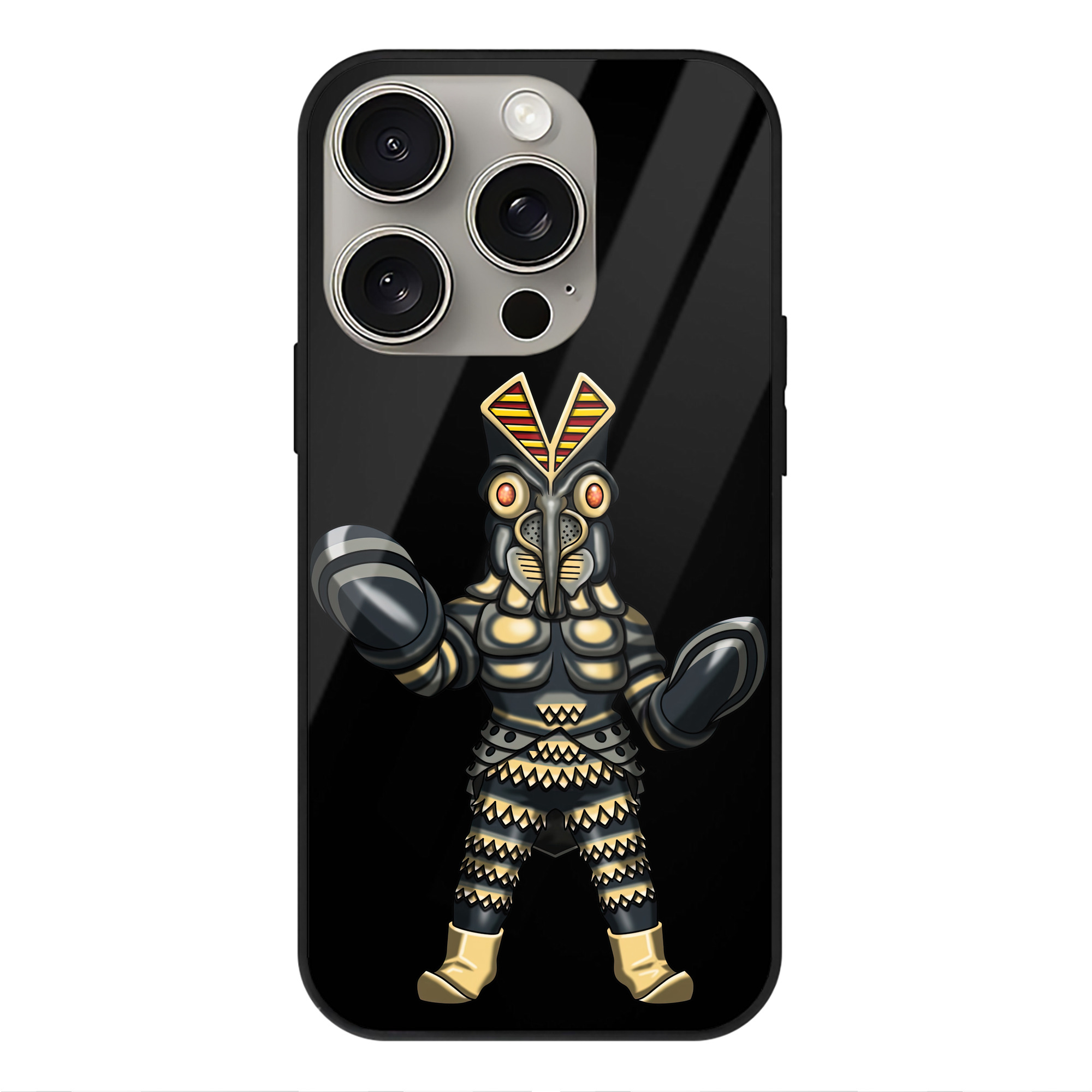 （画像用） ウルトラマン Ultraman 【iPhone15Pro対応】スマホケース 耐衝撃＆黄変防止 背面ガラス