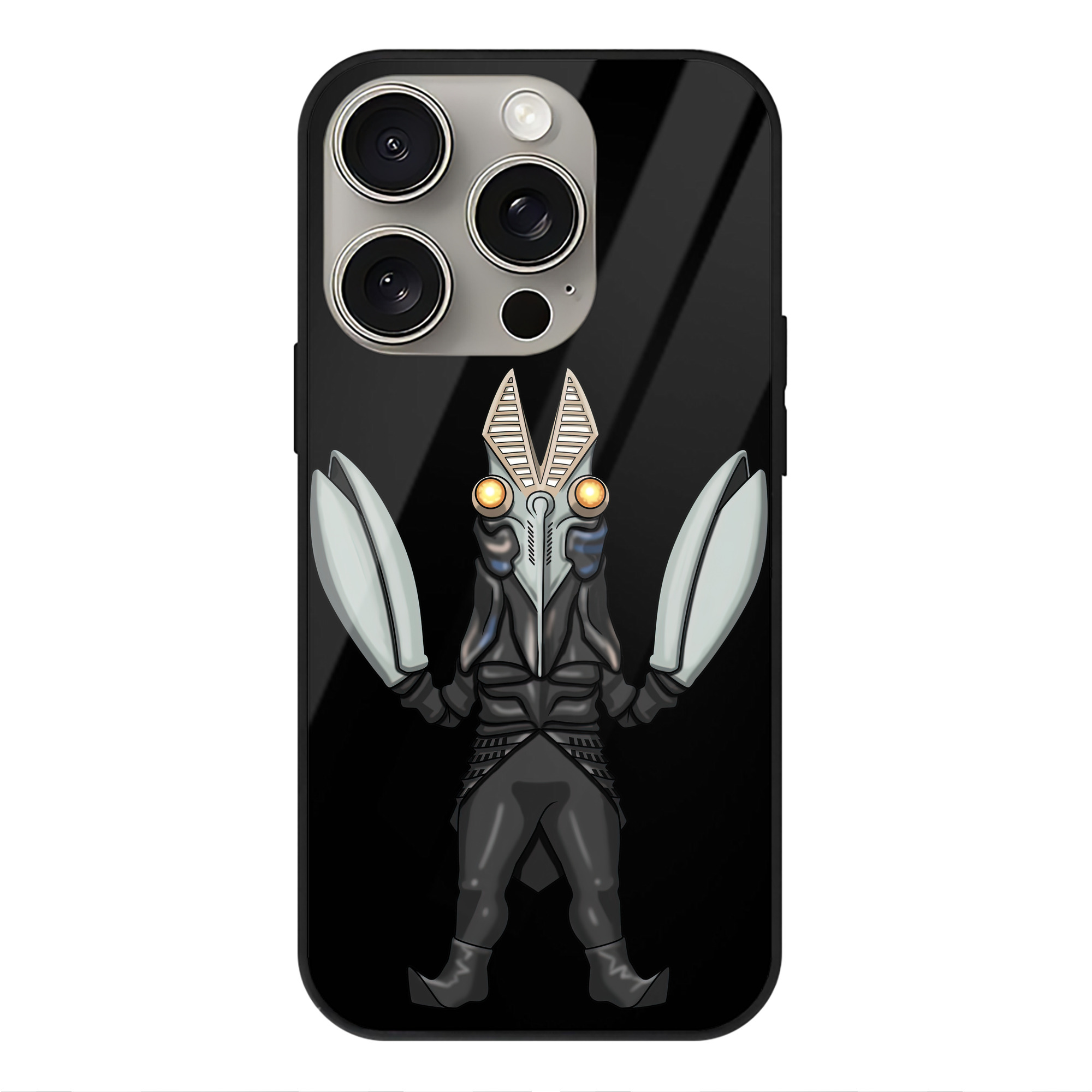 （画像用） ウルトラマン Ultraman 【iPhone15Pro対応】スマホケース 耐衝撃＆黄変防止 背面ガラス