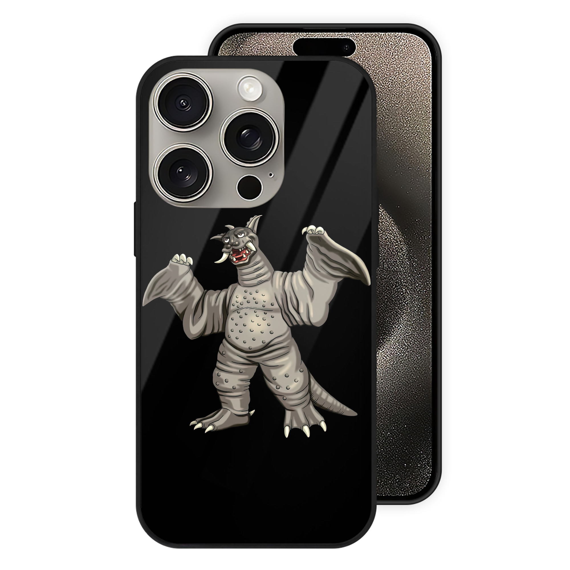 （画像用） ウルトラマン Ultraman 【iPhone15Pro対応】スマホケース 耐衝撃＆黄変防止 背面ガラス