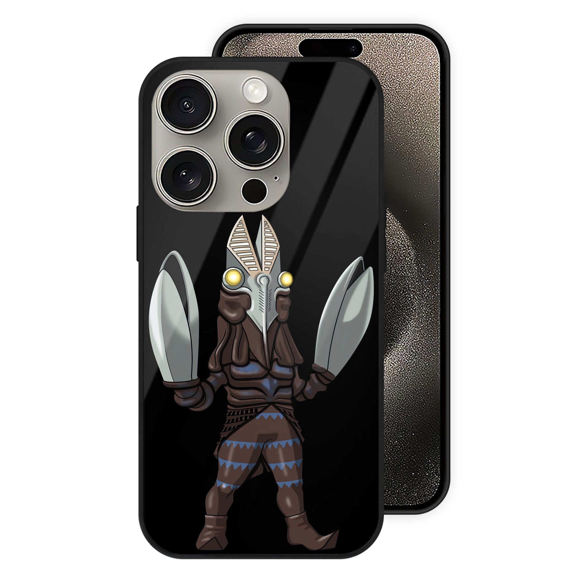 （画像用） ウルトラマン Ultraman 【iPhone15Pro対応】スマホケース 耐衝撃＆黄変防止 背面ガラス