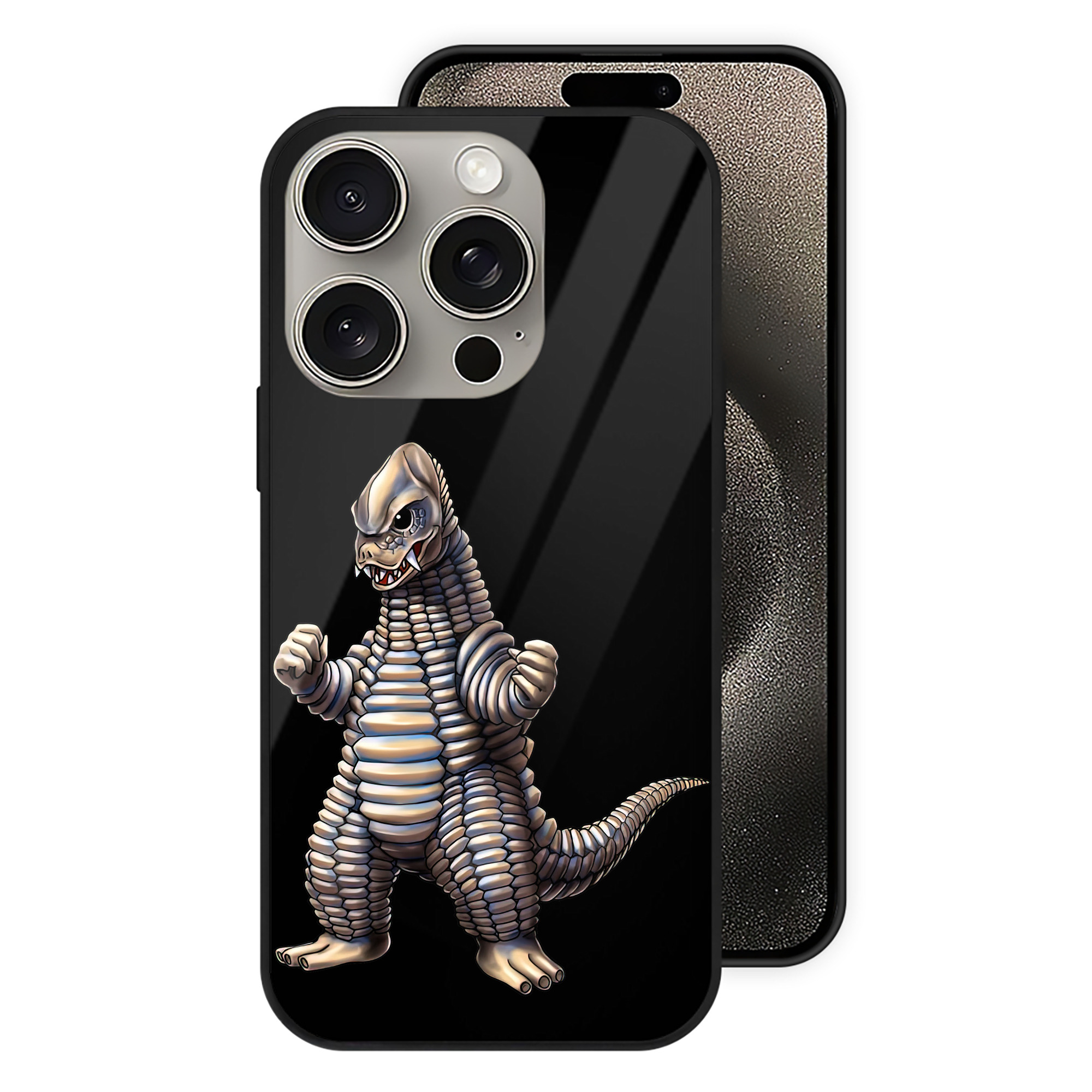 （画像用） ウルトラマン Ultraman 【iPhone15Pro対応】スマホケース 耐衝撃＆黄変防止 背面ガラス