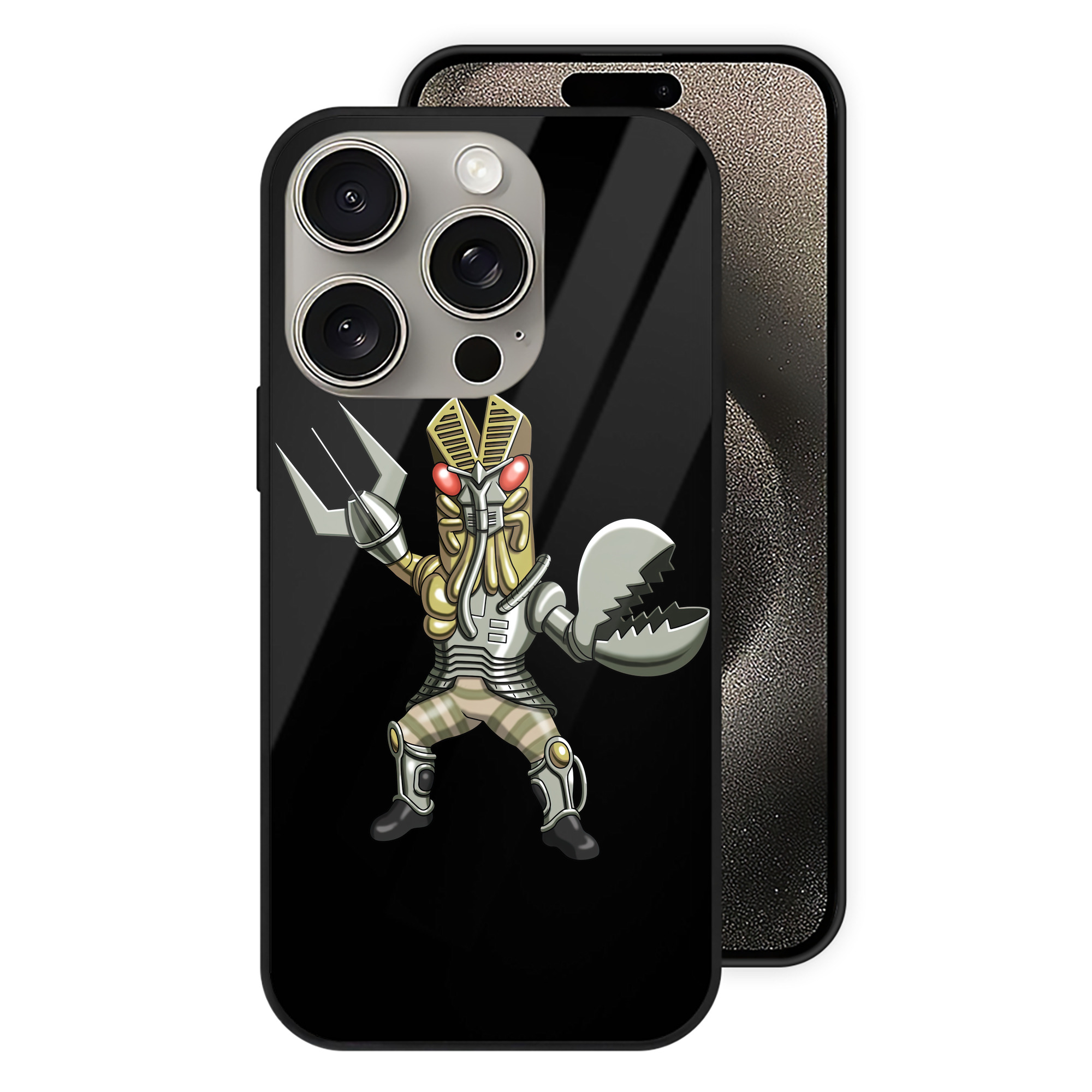 （画像用） ウルトラマン Ultraman 【iPhone15Pro対応】スマホケース 耐衝撃＆黄変防止 背面ガラス