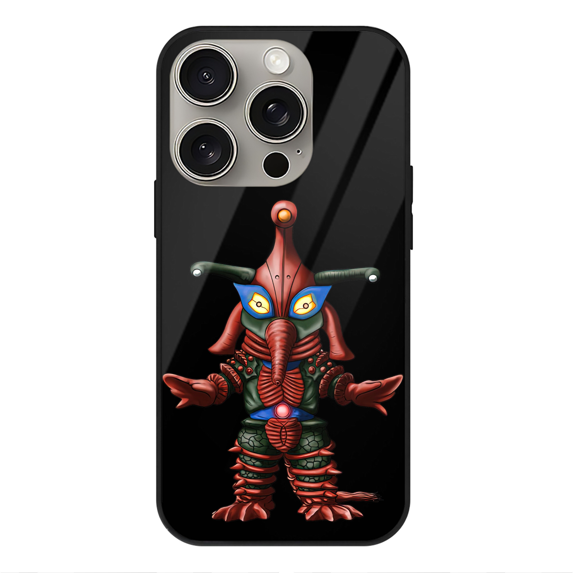 （画像用） ウルトラマン Ultraman 【iPhone15Pro対応】スマホケース 耐衝撃＆黄変防止 背面ガラス