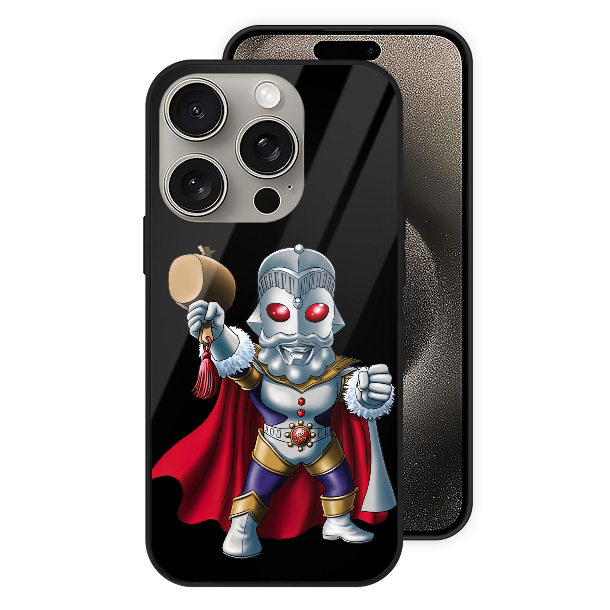 （画像用） ウルトラマン Ultraman 【iPhone15Pro対応】スマホケース 耐衝撃＆黄変防止 背面ガラス