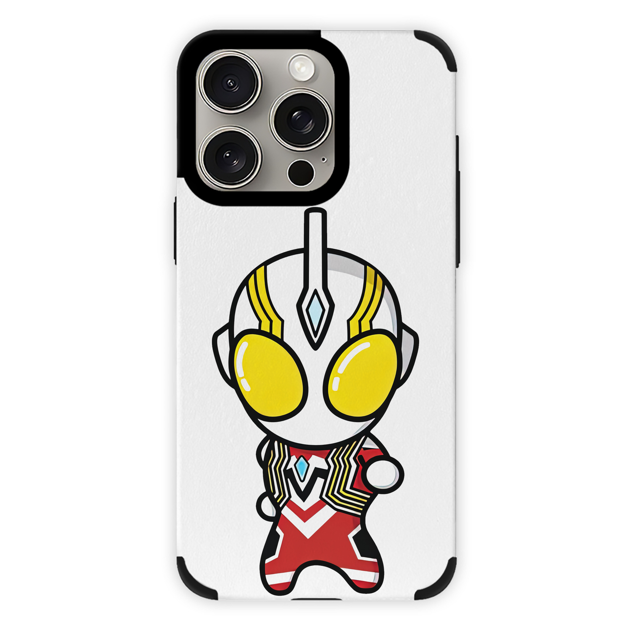 （画像用） ウルトラマン Ultraman 【iPhone15ProMax対応】 PUレザー スマホケース 耐衝撃＆黄変防止