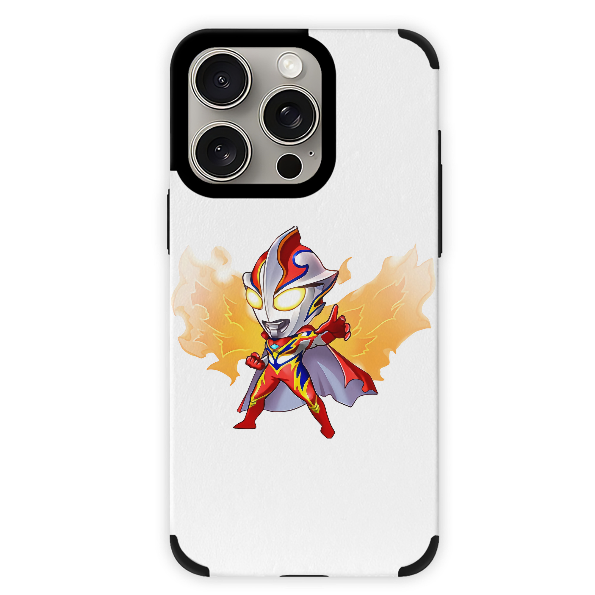 （画像用） ウルトラマン Ultraman 【iPhone15ProMax対応】 PUレザー スマホケース 耐衝撃＆黄変防止