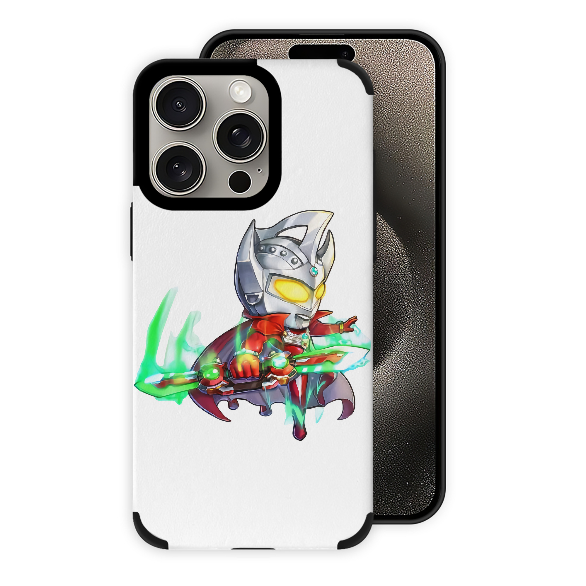 （画像用） ウルトラマン Ultraman 【iPhone15ProMax対応】 PUレザー スマホケース 耐衝撃＆黄変防止