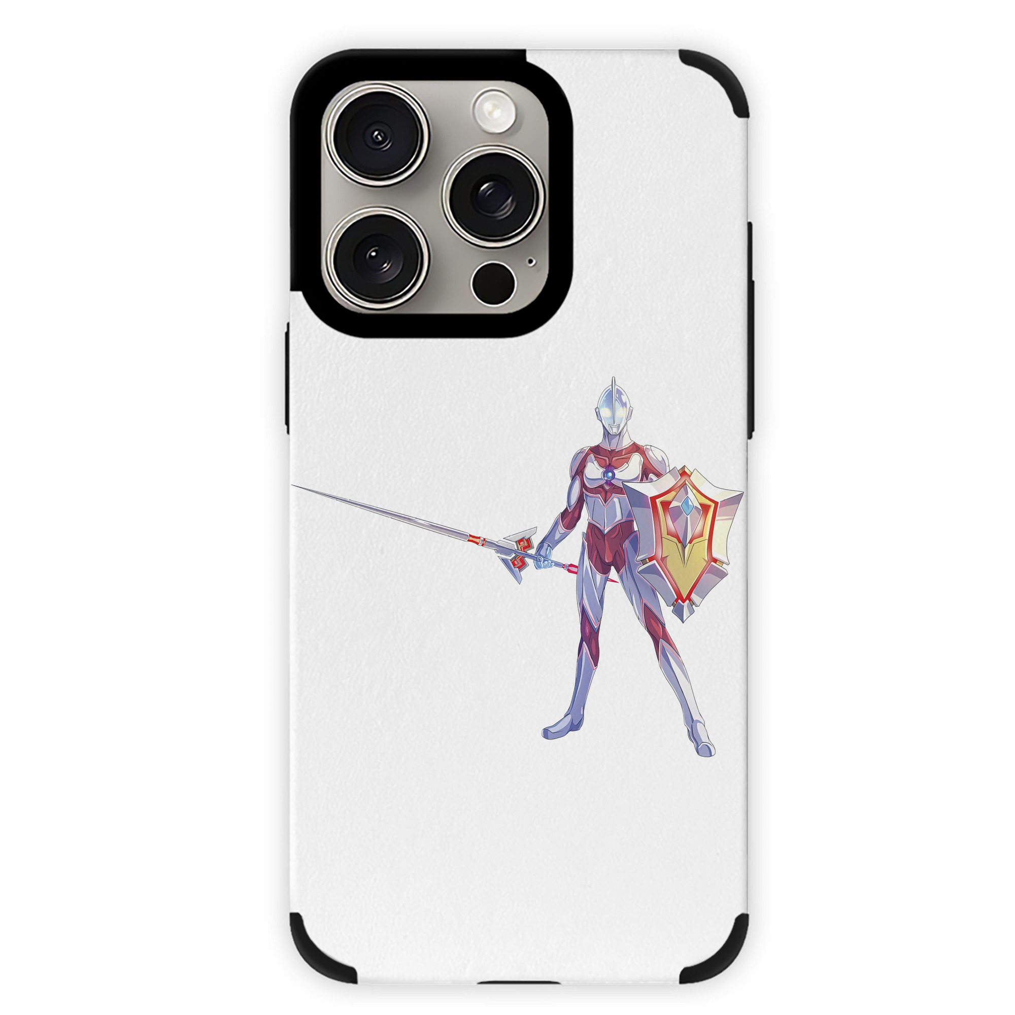 （画像用） ウルトラマン Ultraman 【iPhone15ProMax対応】 PUレザー スマホケース 耐衝撃＆黄変防止