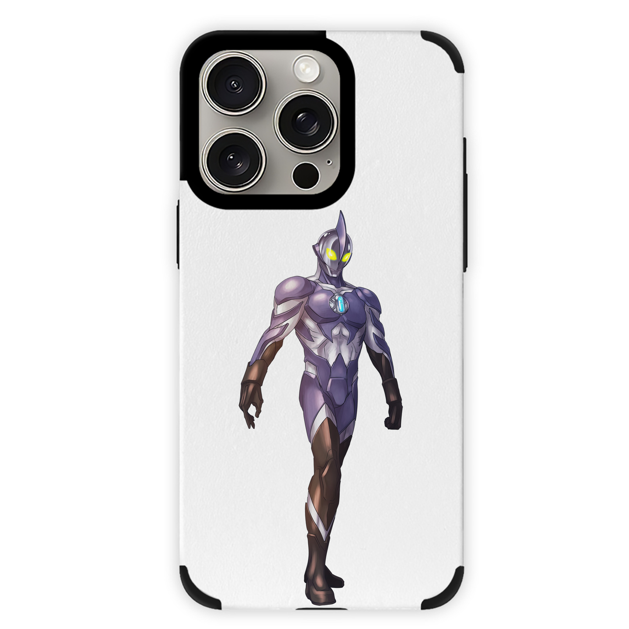 （画像用） ウルトラマン Ultraman 【iPhone15ProMax対応】 PUレザー スマホケース 耐衝撃＆黄変防止