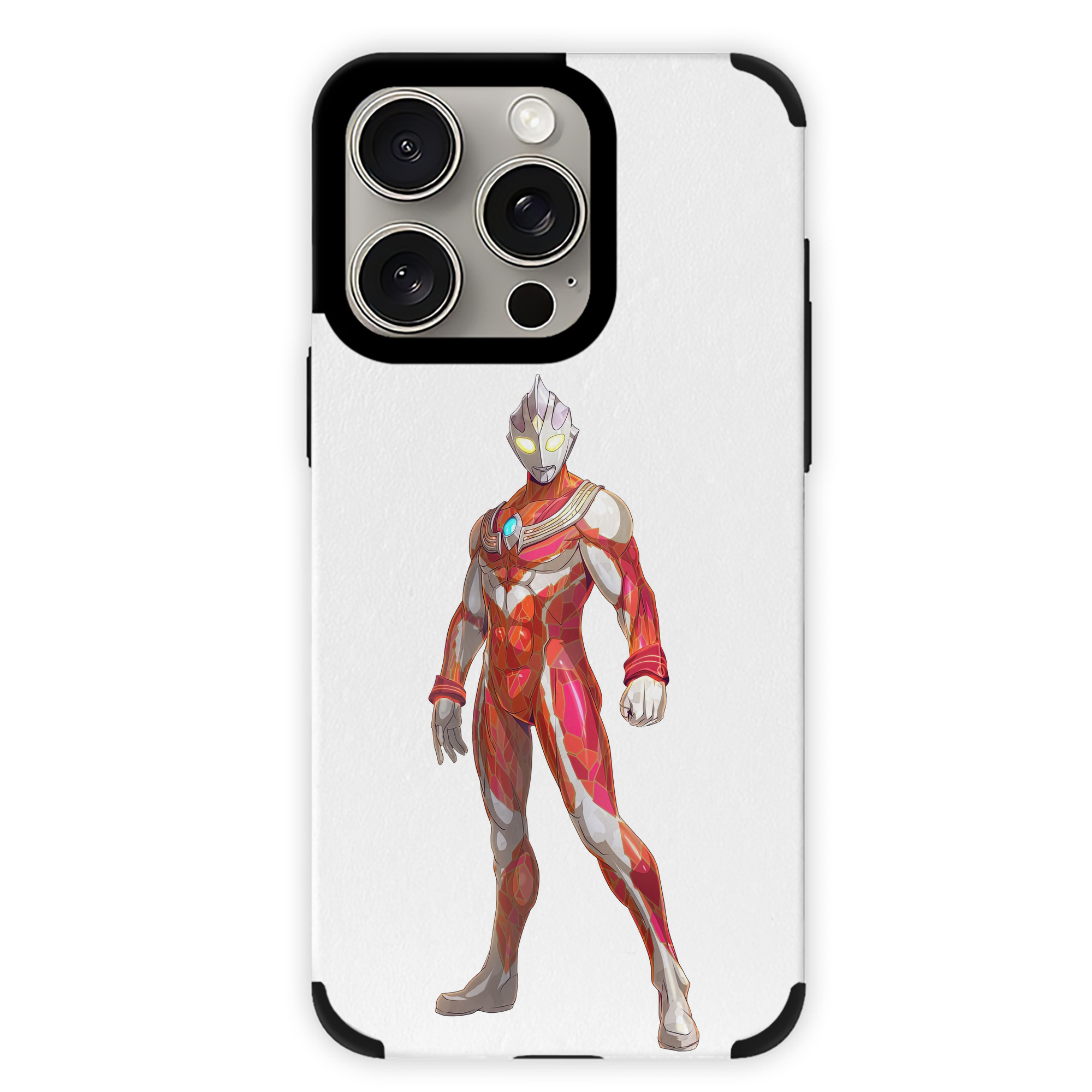 （画像用） ウルトラマン Ultraman 【iPhone15ProMax対応】 PUレザー スマホケース 耐衝撃＆黄変防止