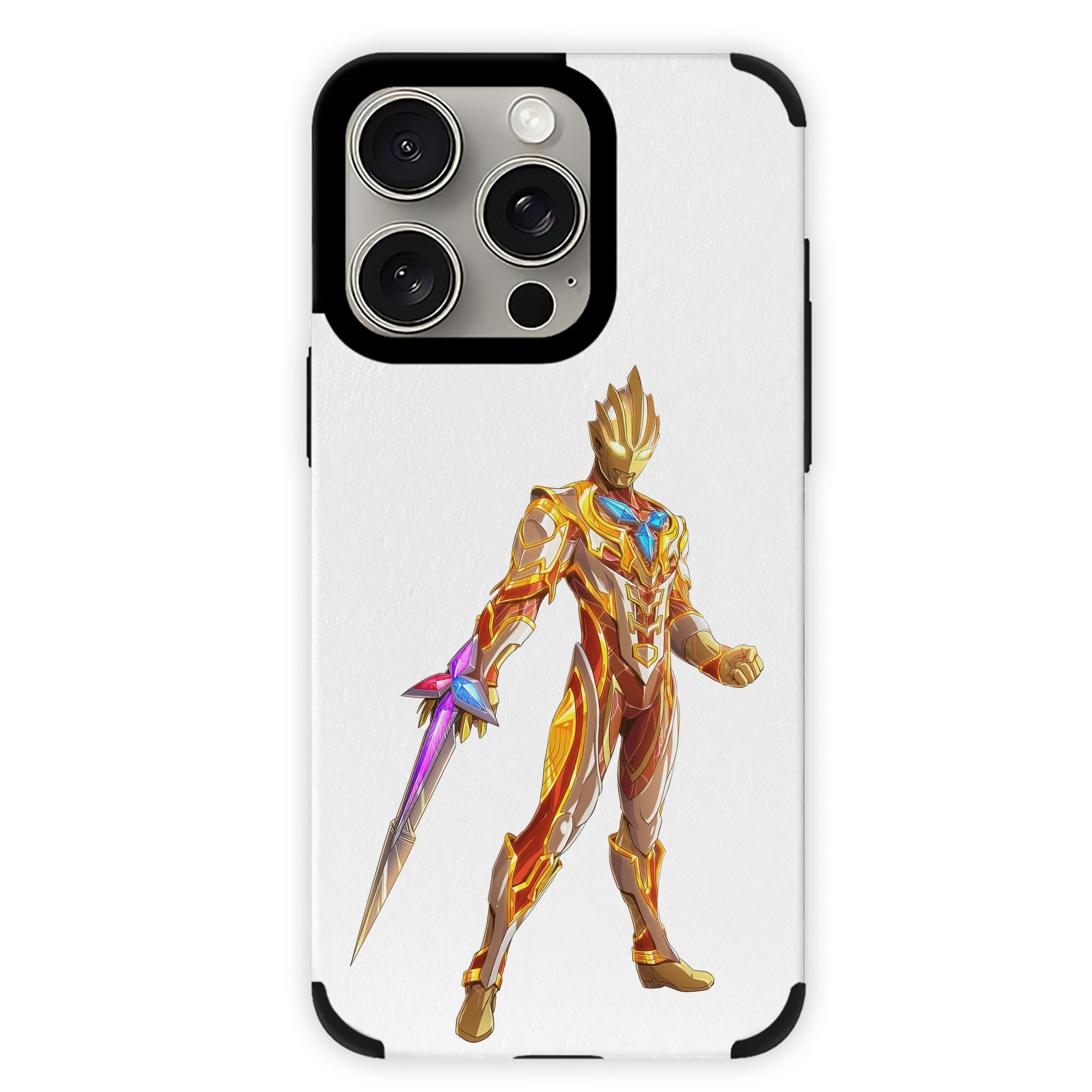 （画像用） ウルトラマン Ultraman 【iPhone15ProMax対応】 PUレザー スマホケース 耐衝撃＆黄変防止