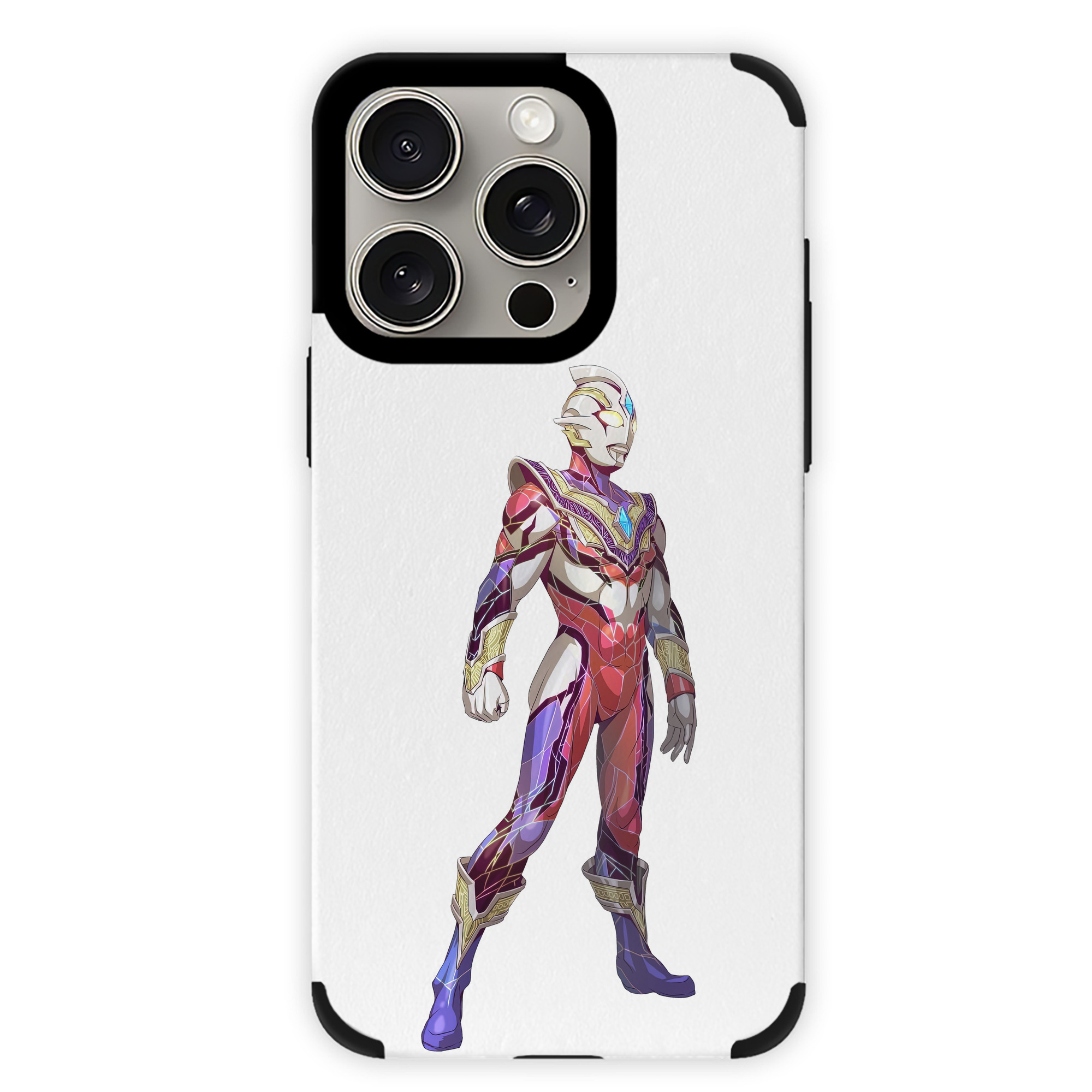 （画像用） ウルトラマン Ultraman 【iPhone15ProMax対応】 PUレザー スマホケース 耐衝撃＆黄変防止