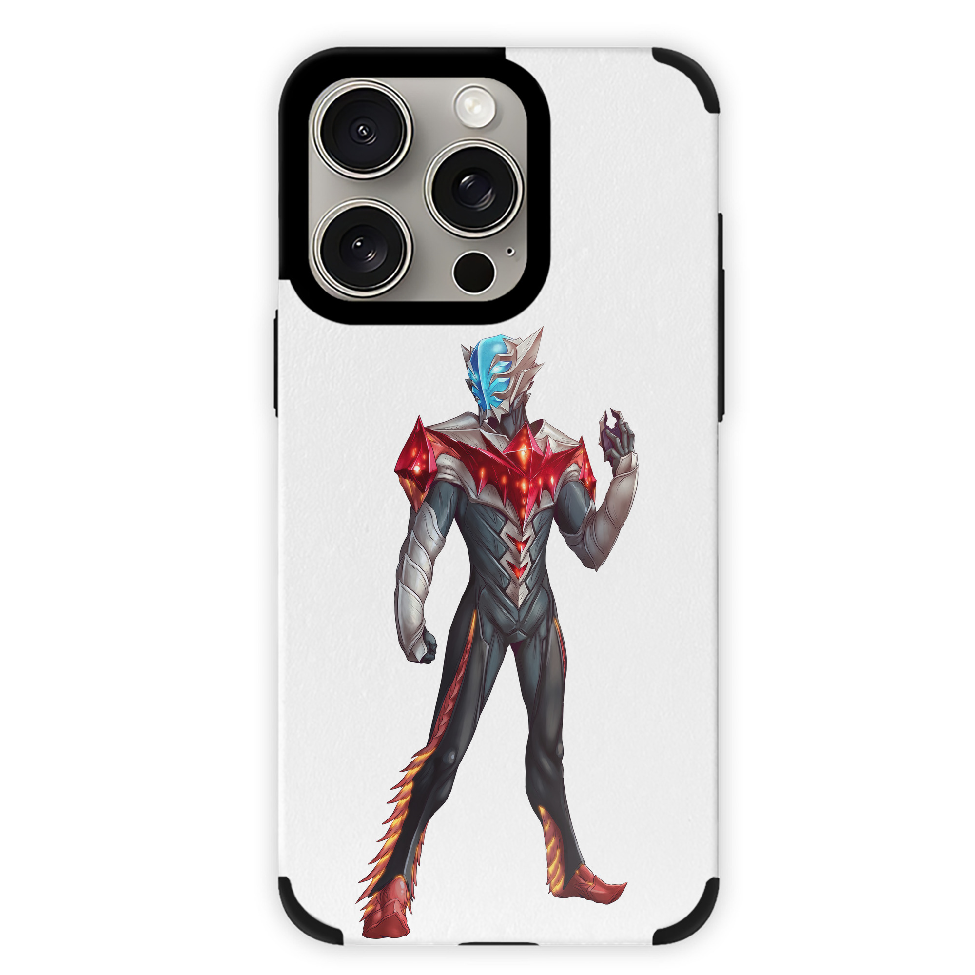 （画像用） ウルトラマン Ultraman 【iPhone15ProMax対応】 PUレザー スマホケース 耐衝撃＆黄変防止