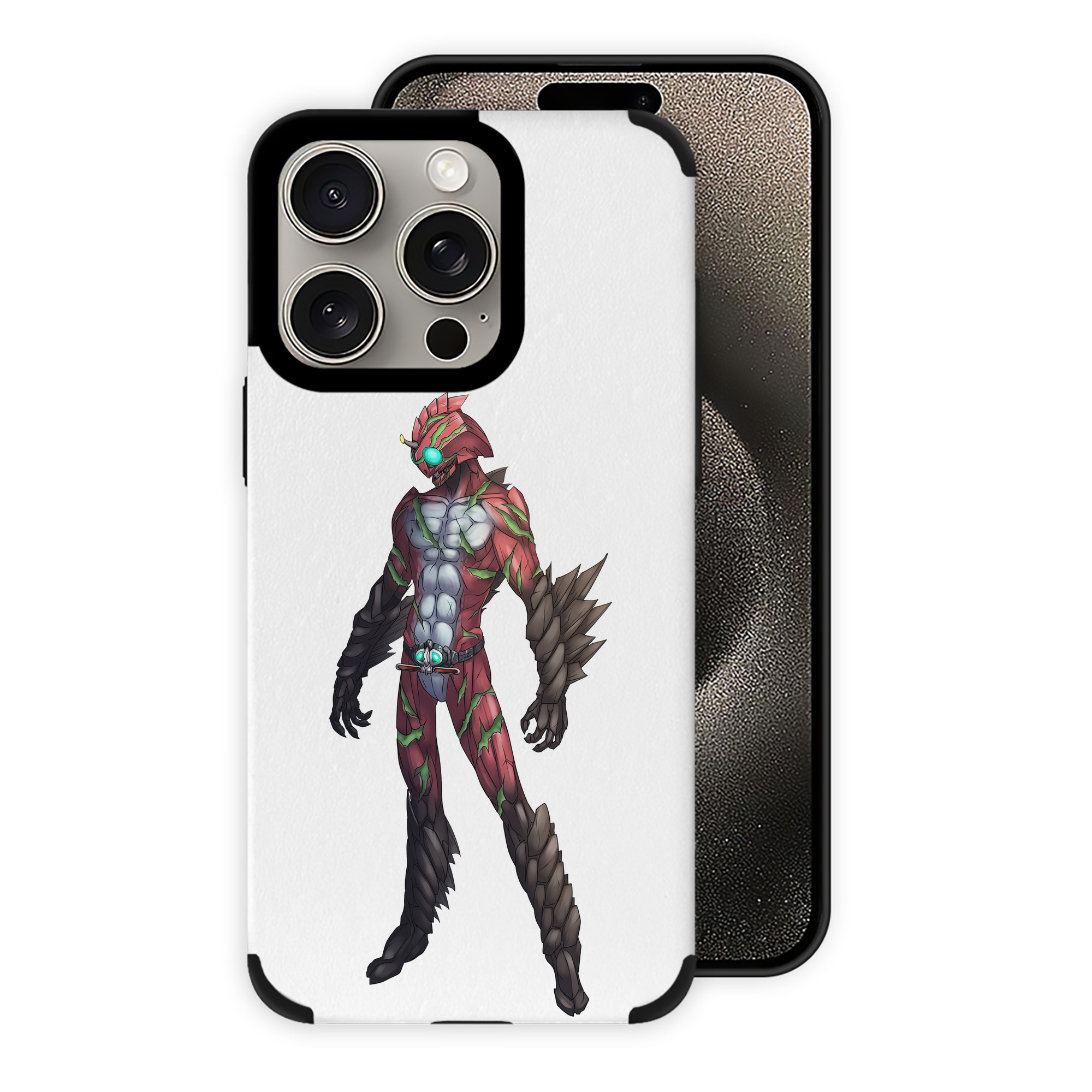 （画像用） ウルトラマン Ultraman 【iPhone15ProMax対応】 PUレザー スマホケース 耐衝撃＆黄変防止
