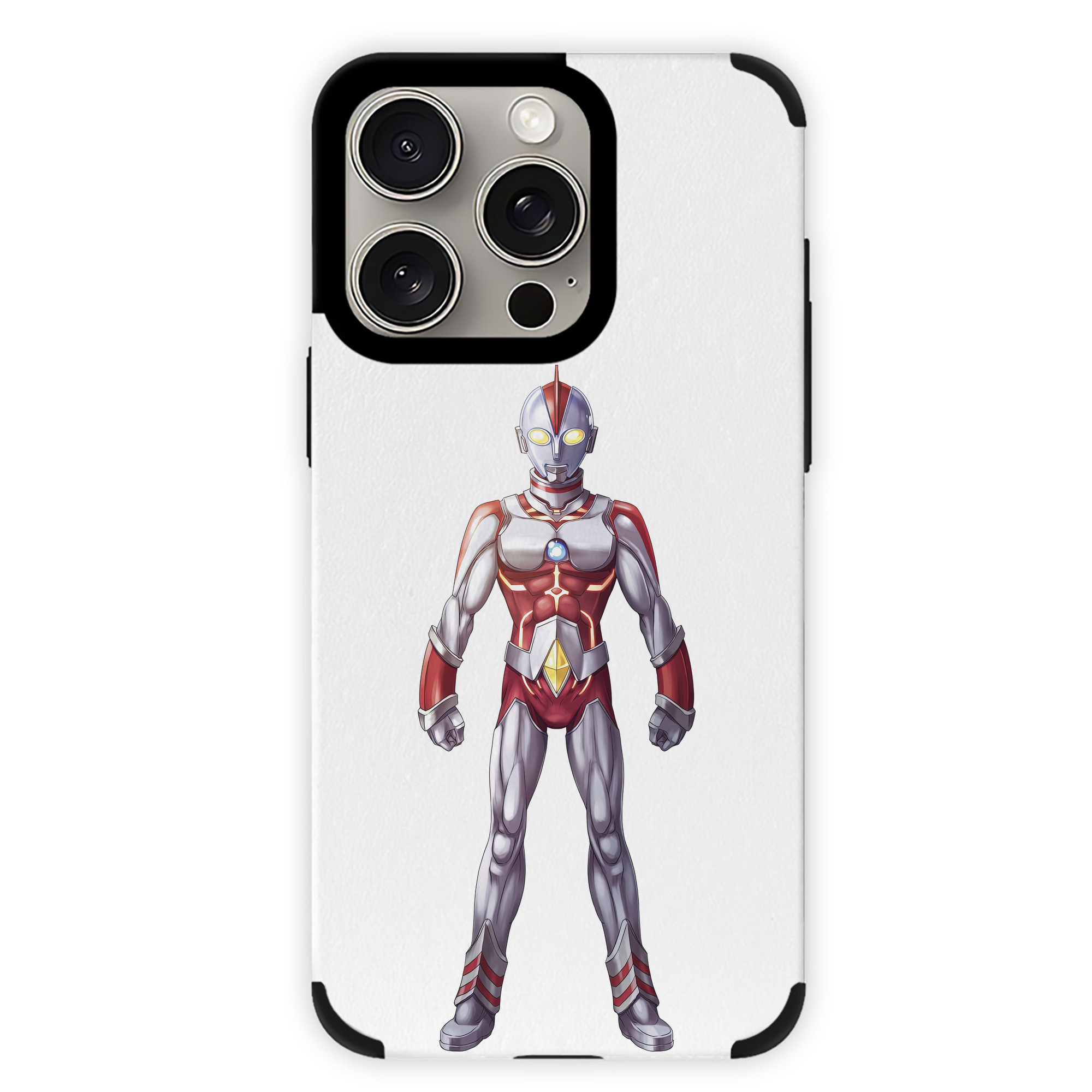 （画像用） ウルトラマン Ultraman 【iPhone15ProMax対応】 PUレザー スマホケース 耐衝撃＆黄変防止