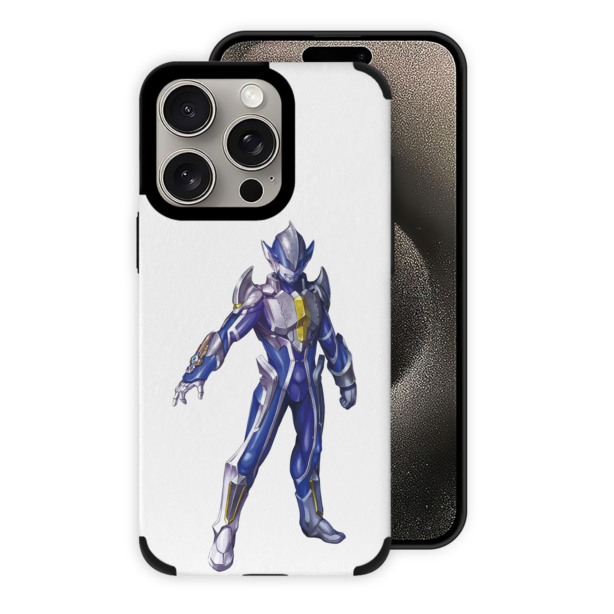 （画像用） ウルトラマン Ultraman 【iPhone15ProMax対応】 PUレザー スマホケース 耐衝撃＆黄変防止