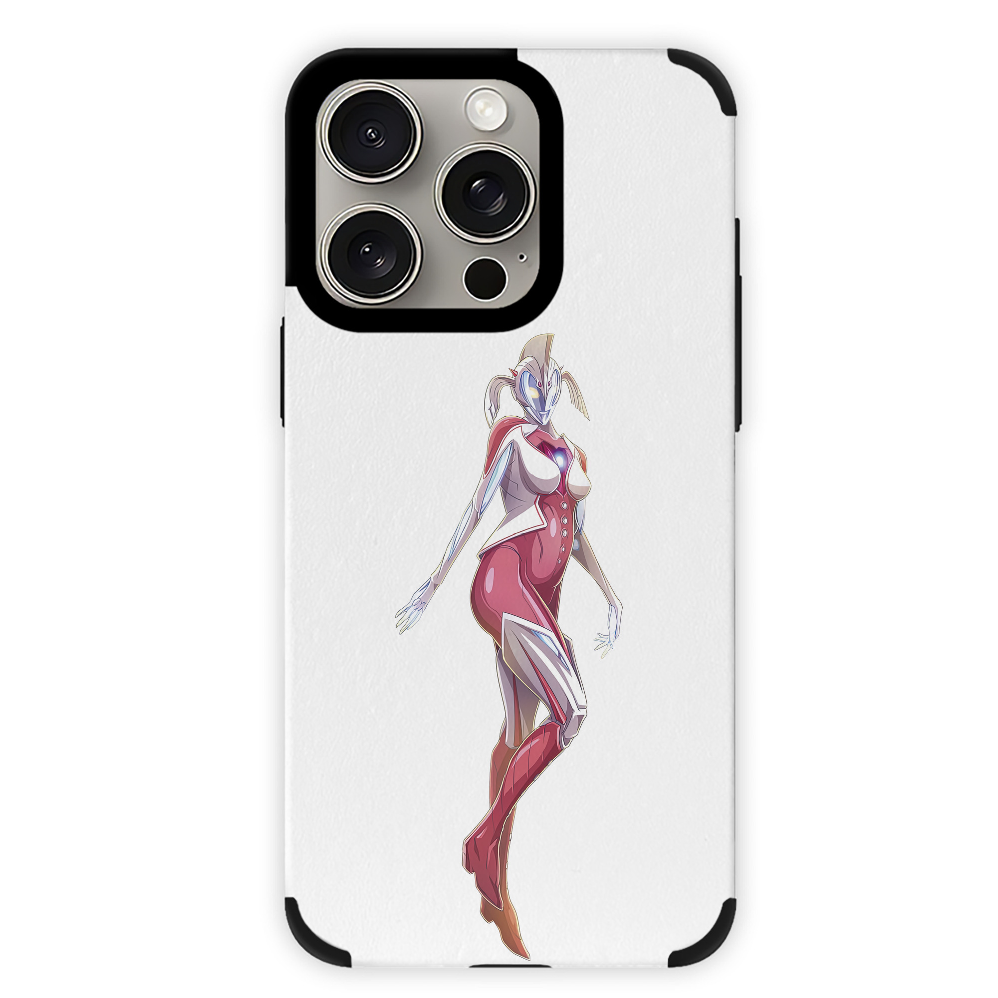 （画像用） ウルトラマン Ultraman 【iPhone15ProMax対応】 PUレザー スマホケース 耐衝撃＆黄変防止