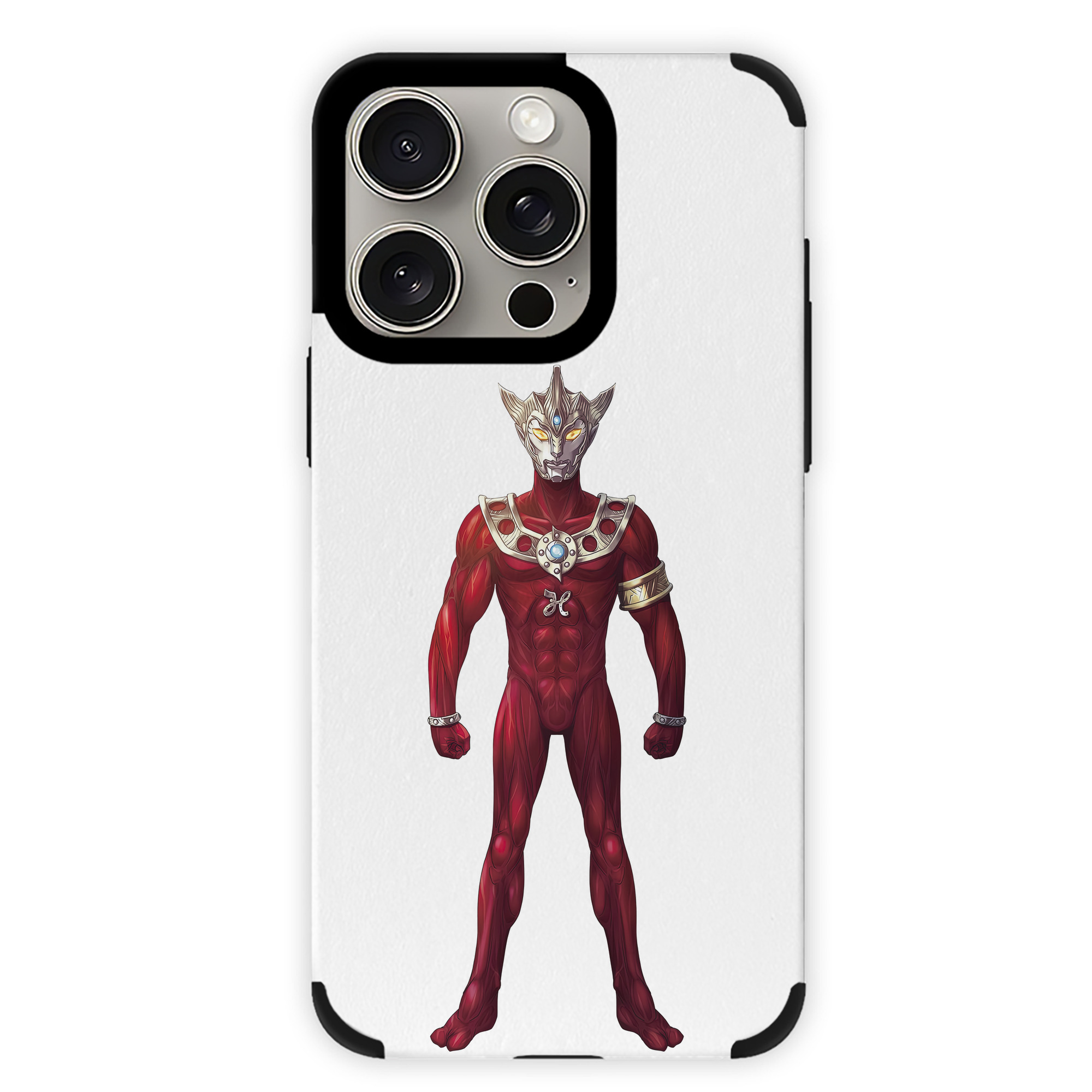 （画像用） ウルトラマン Ultraman 【iPhone15ProMax対応】 PUレザー スマホケース 耐衝撃＆黄変防止