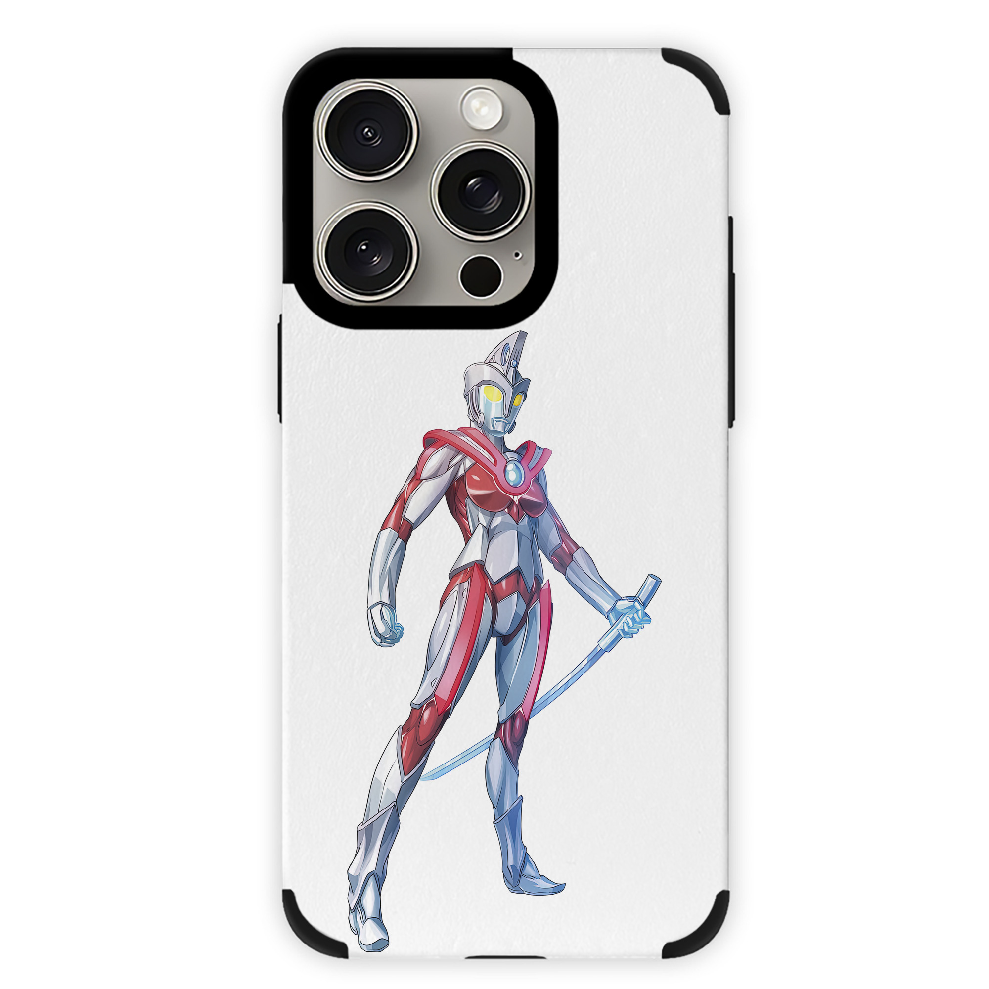 （画像用） ウルトラマン Ultraman 【iPhone15ProMax対応】 PUレザー スマホケース 耐衝撃＆黄変防止
