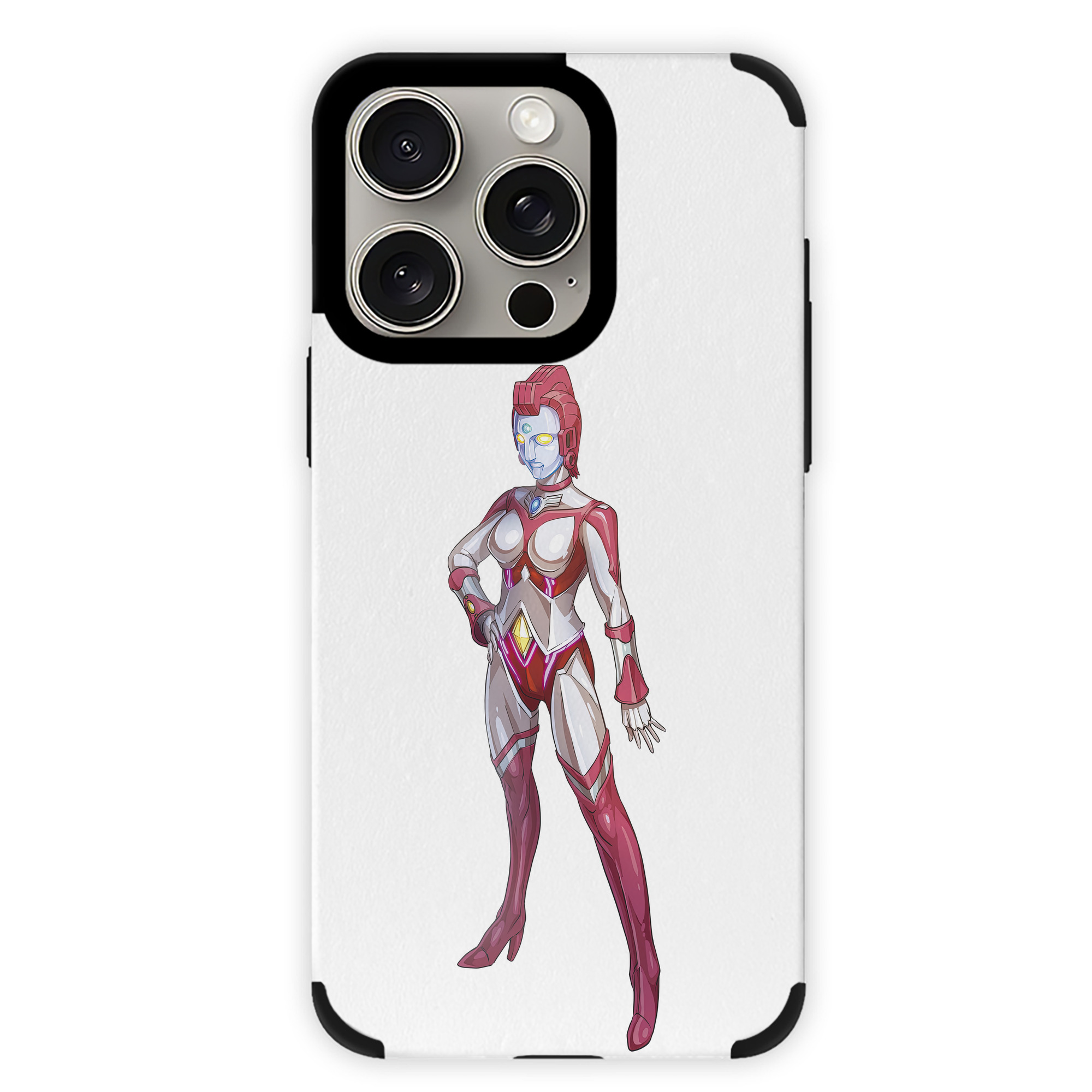 （画像用） ウルトラマン Ultraman 【iPhone15ProMax対応】 PUレザー スマホケース 耐衝撃＆黄変防止