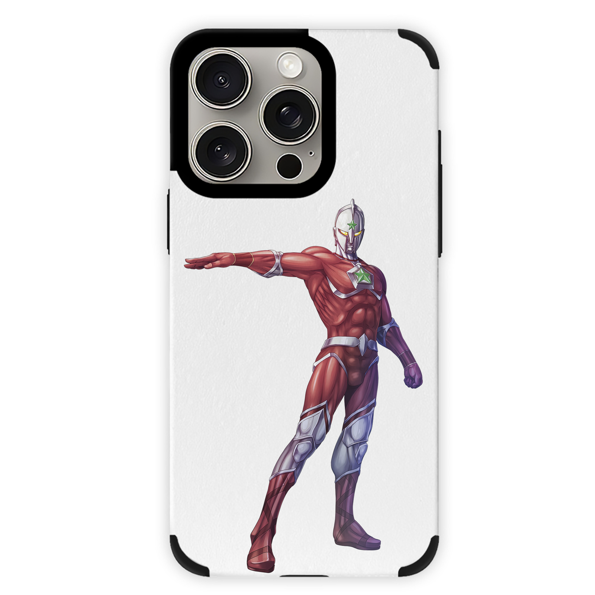 （画像用） ウルトラマン Ultraman 【iPhone15ProMax対応】 PUレザー スマホケース 耐衝撃＆黄変防止