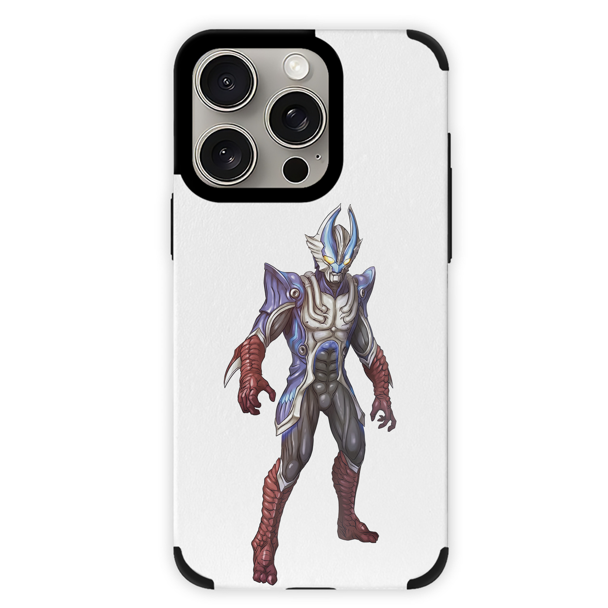 （画像用） ウルトラマン Ultraman 【iPhone15ProMax対応】 PUレザー スマホケース 耐衝撃＆黄変防止