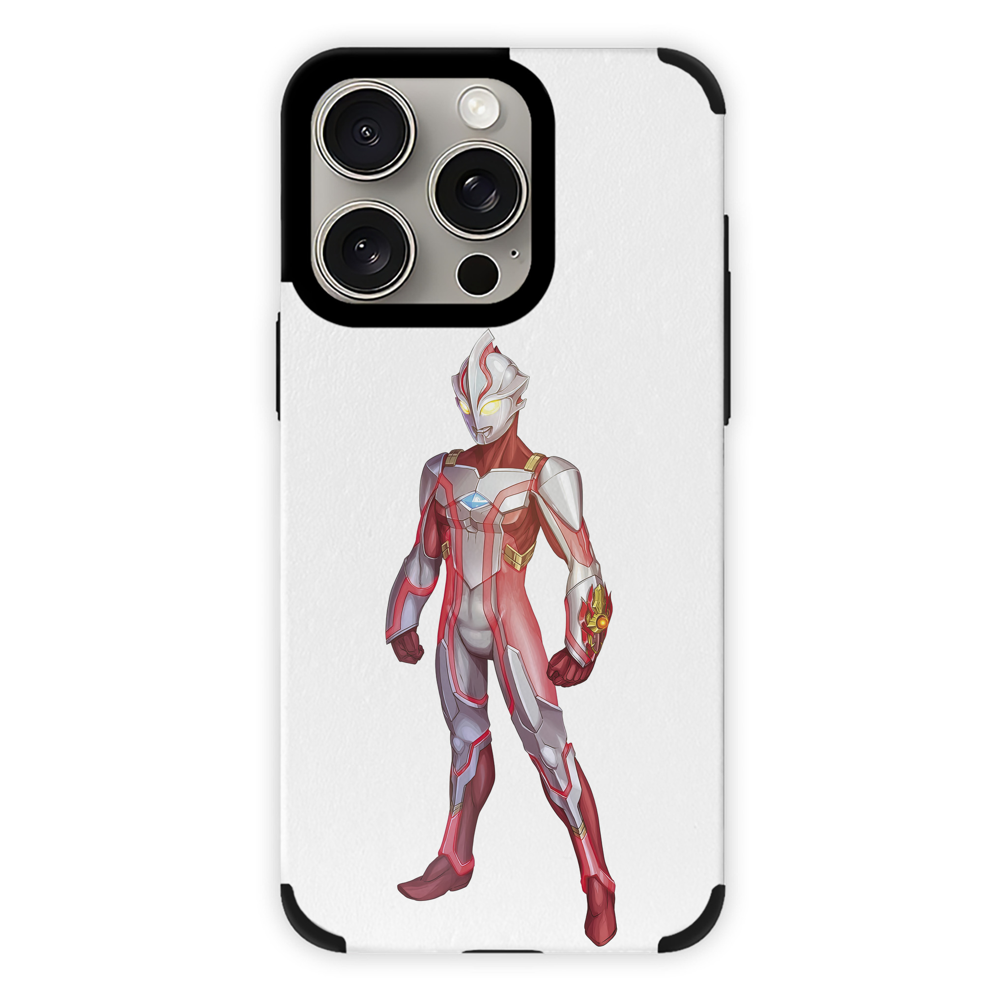 （画像用） ウルトラマン Ultraman 【iPhone15ProMax対応】 PUレザー スマホケース 耐衝撃＆黄変防止