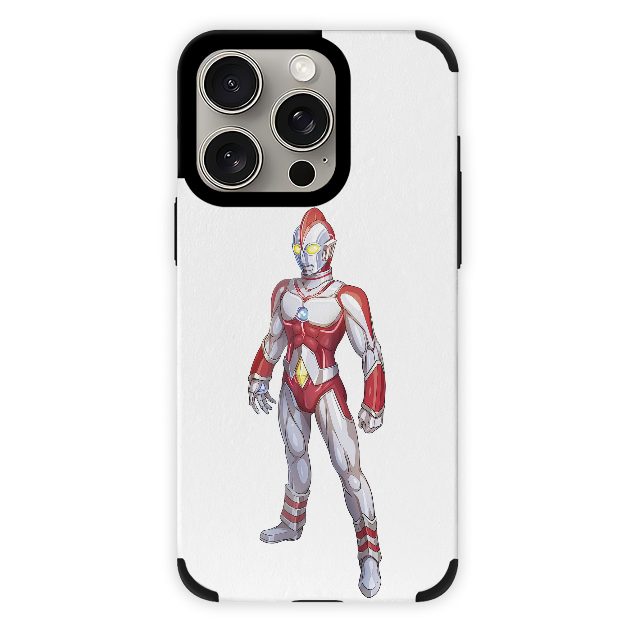 （画像用） ウルトラマン Ultraman 【iPhone15ProMax対応】 PUレザー スマホケース 耐衝撃＆黄変防止