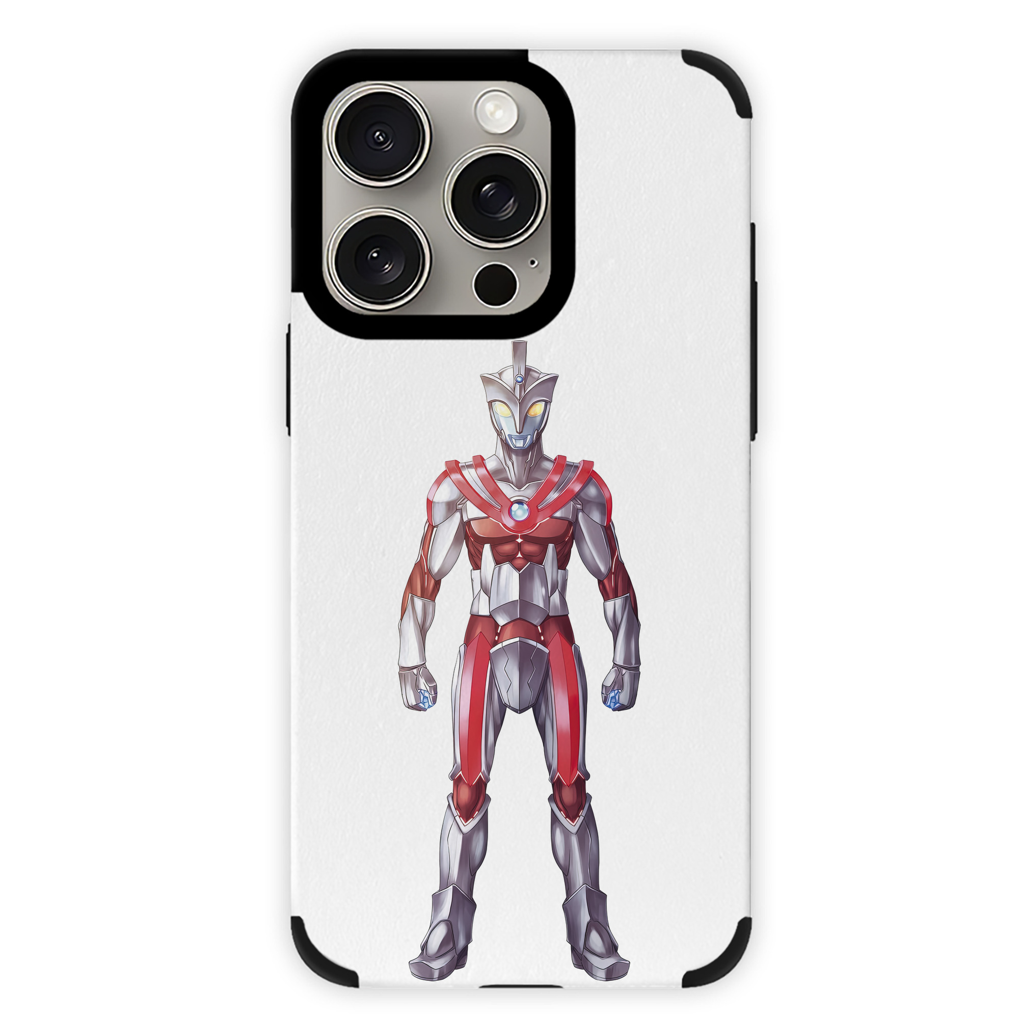 （画像用） ウルトラマン Ultraman 【iPhone15ProMax対応】 PUレザー スマホケース 耐衝撃＆黄変防止