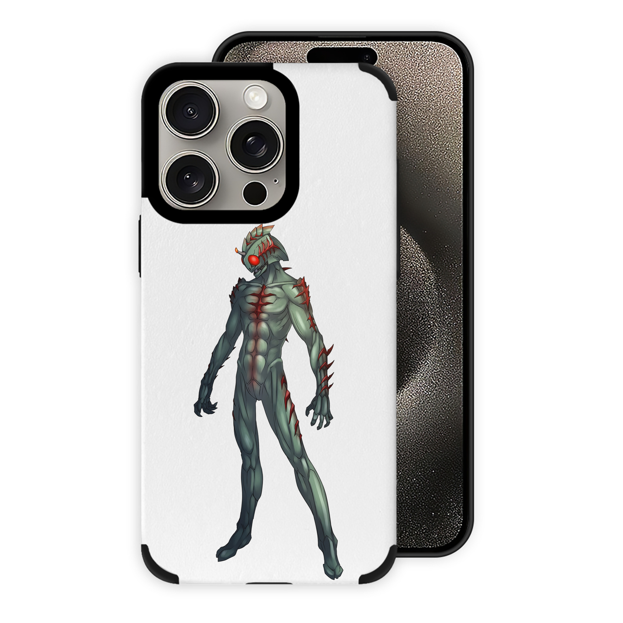 （画像用） ウルトラマン Ultraman 【iPhone15ProMax対応】 PUレザー スマホケース 耐衝撃＆黄変防止