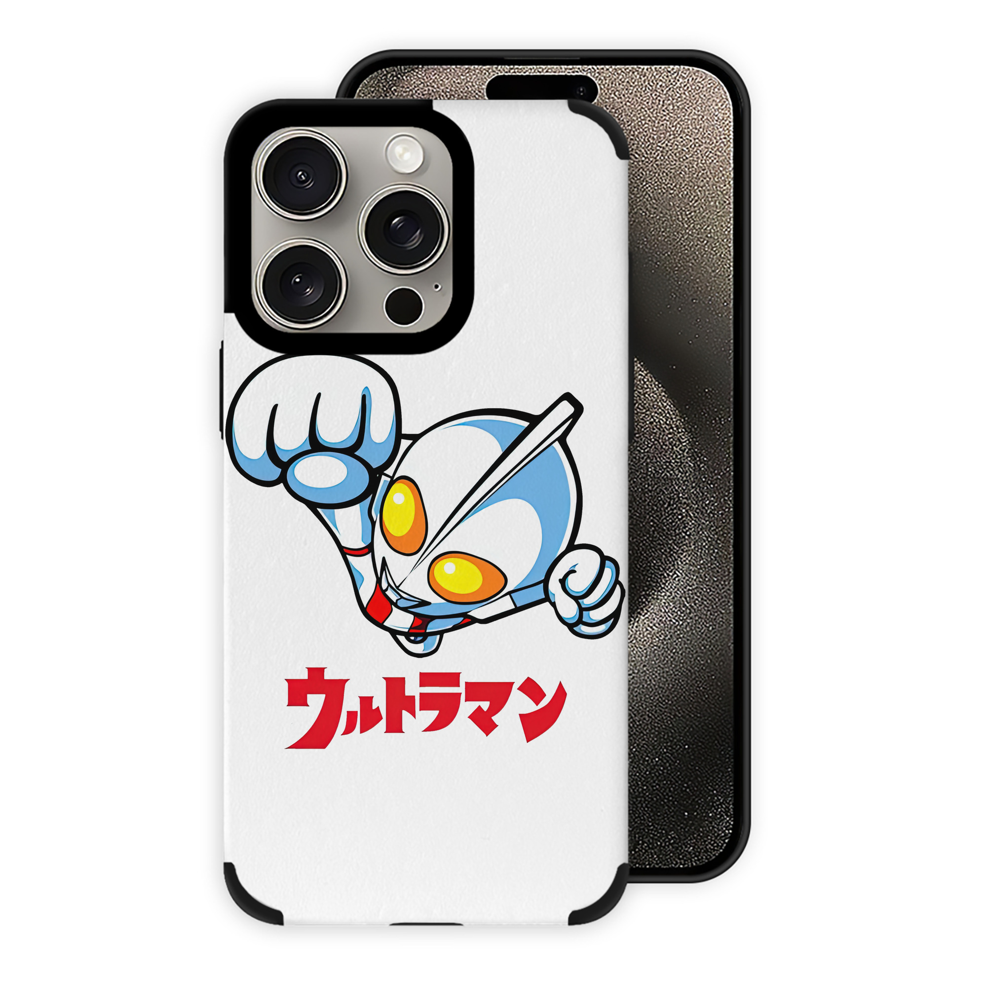 （画像用） ウルトラマン Ultraman 【iPhone15ProMax対応】 PUレザー スマホケース 耐衝撃＆黄変防止