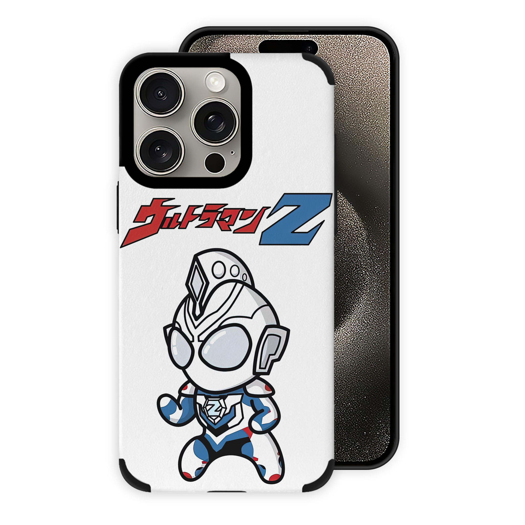 （画像用） ウルトラマン Ultraman 【iPhone15ProMax対応】 PUレザー スマホケース 耐衝撃＆黄変防止