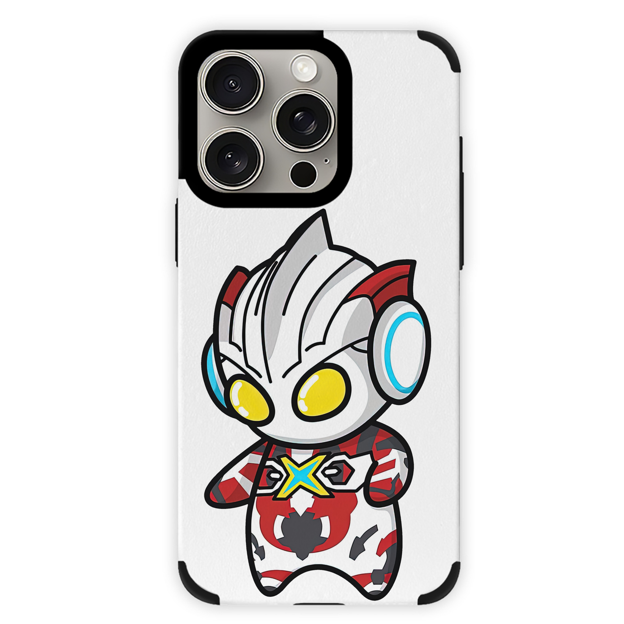 （画像用） ウルトラマン Ultraman 【iPhone15ProMax対応】 PUレザー スマホケース 耐衝撃＆黄変防止