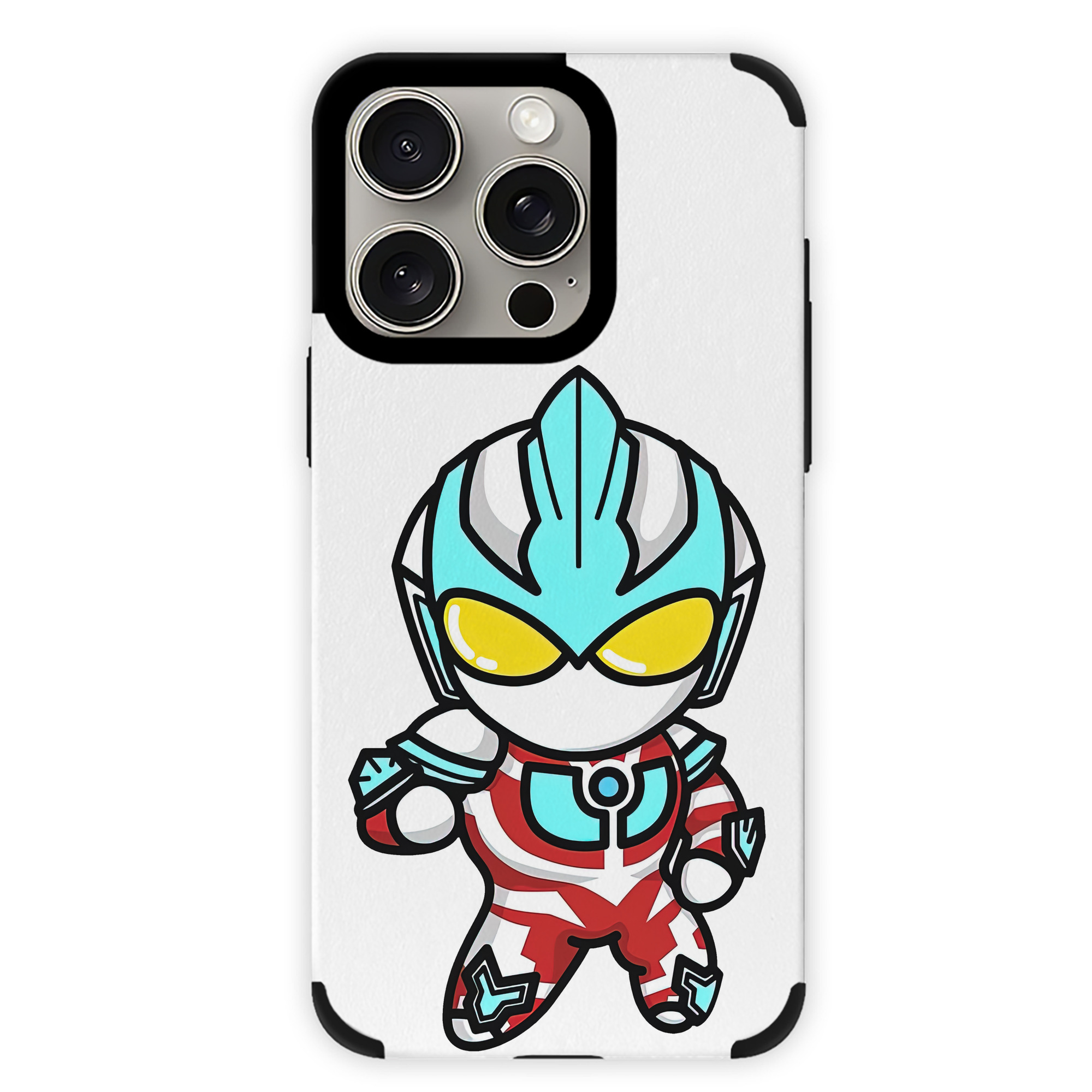 （画像用） ウルトラマン Ultraman 【iPhone15ProMax対応】 PUレザー スマホケース 耐衝撃＆黄変防止