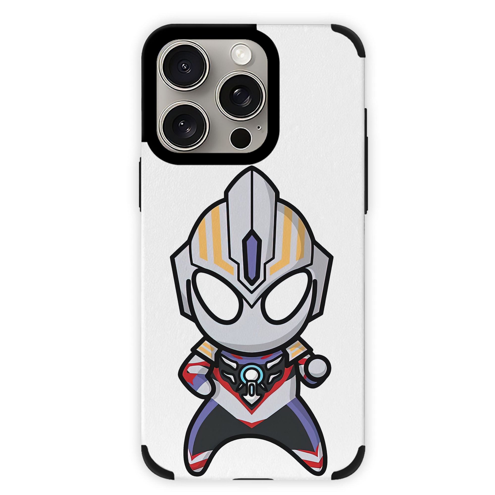 （画像用） ウルトラマン Ultraman 【iPhone15ProMax対応】 PUレザー スマホケース 耐衝撃＆黄変防止