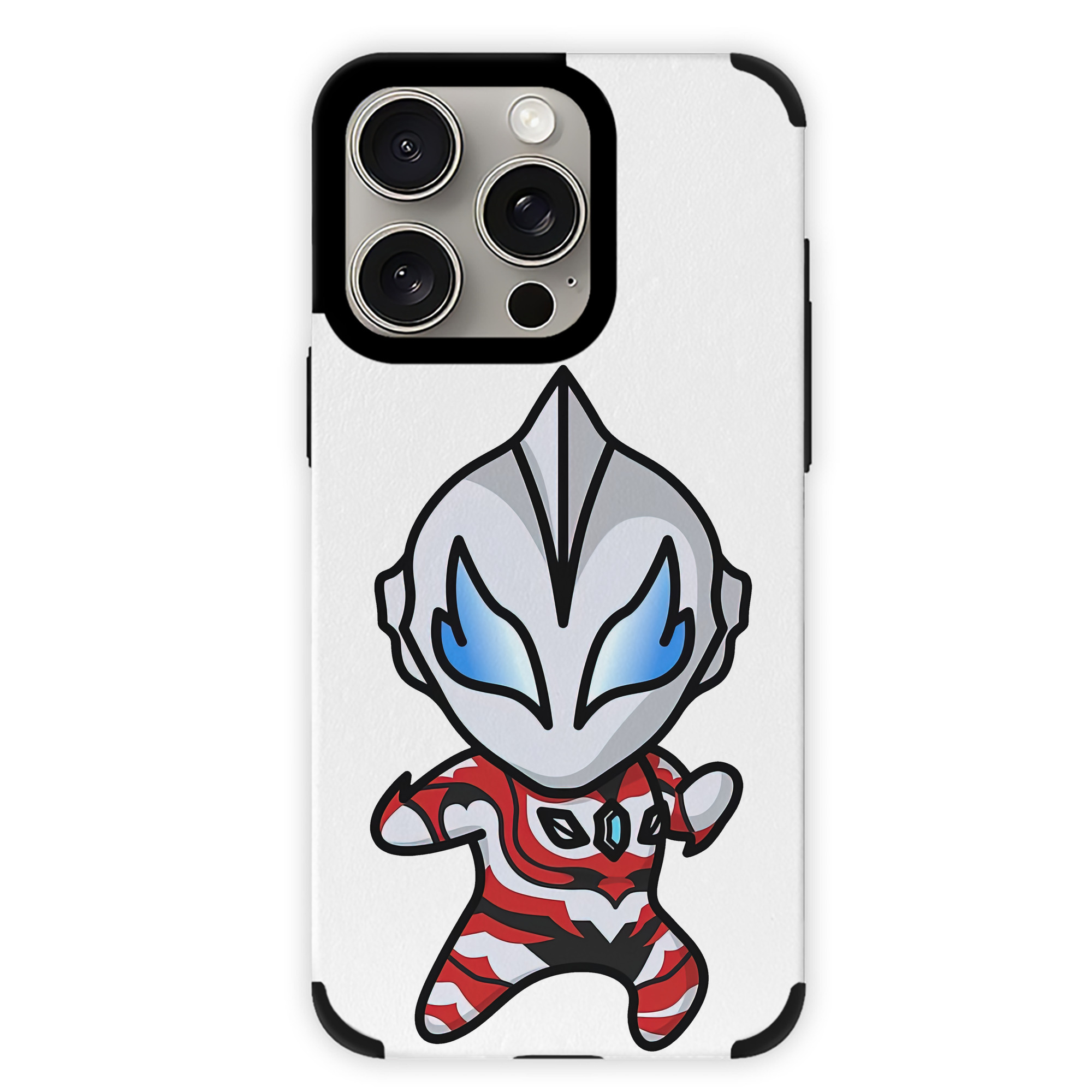 （画像用） ウルトラマン Ultraman 【iPhone15ProMax対応】 PUレザー スマホケース 耐衝撃＆黄変防止