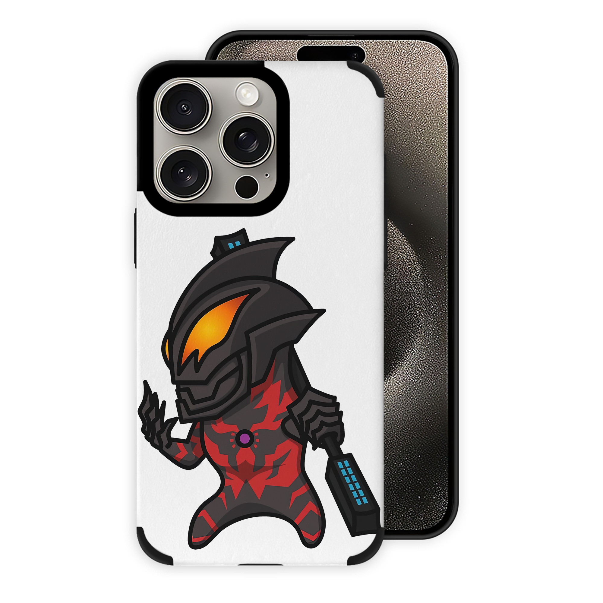 （画像用） ウルトラマン Ultraman 【iPhone15ProMax対応】 PUレザー スマホケース 耐衝撃＆黄変防止