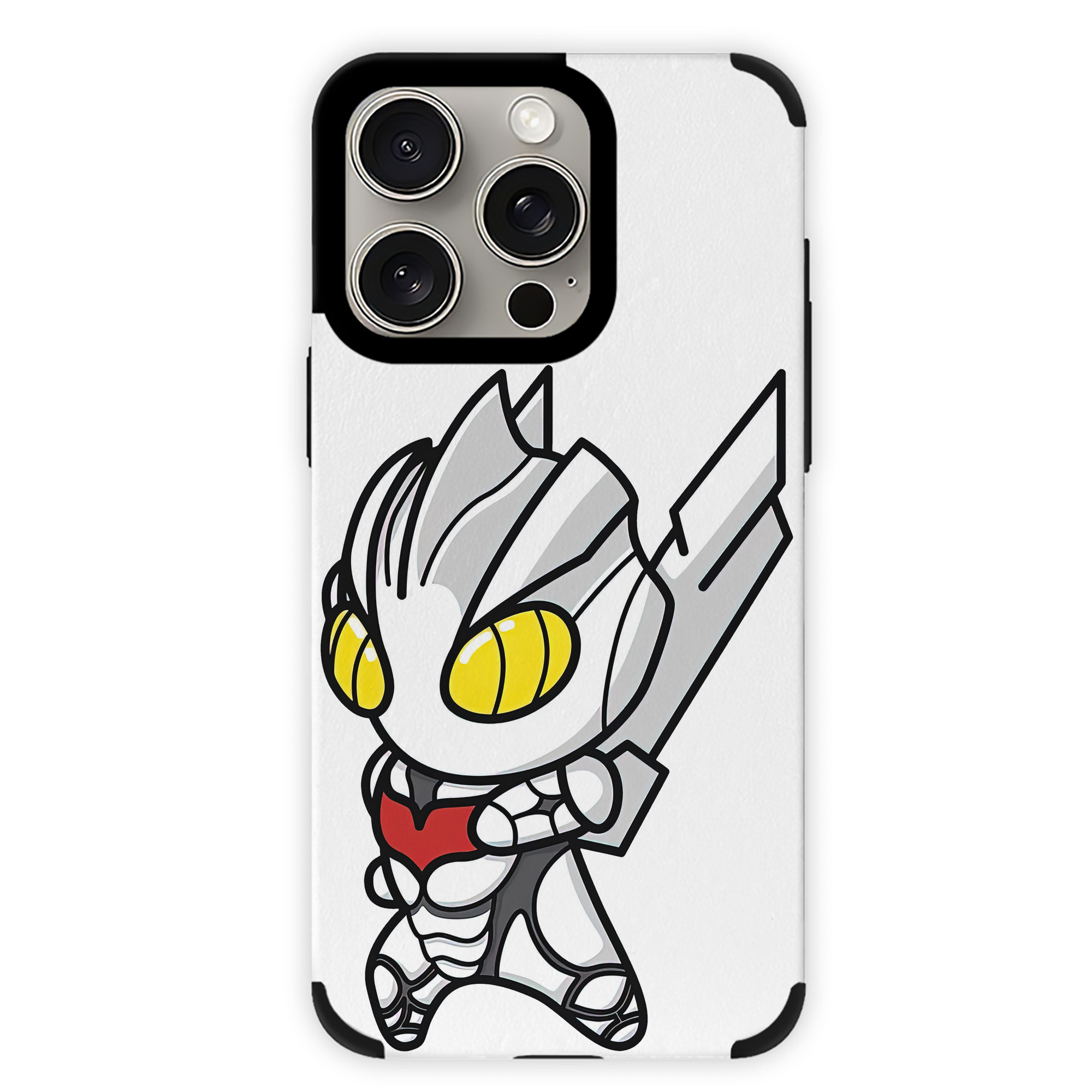 （画像用） ウルトラマン Ultraman 【iPhone15ProMax対応】 PUレザー スマホケース 耐衝撃＆黄変防止