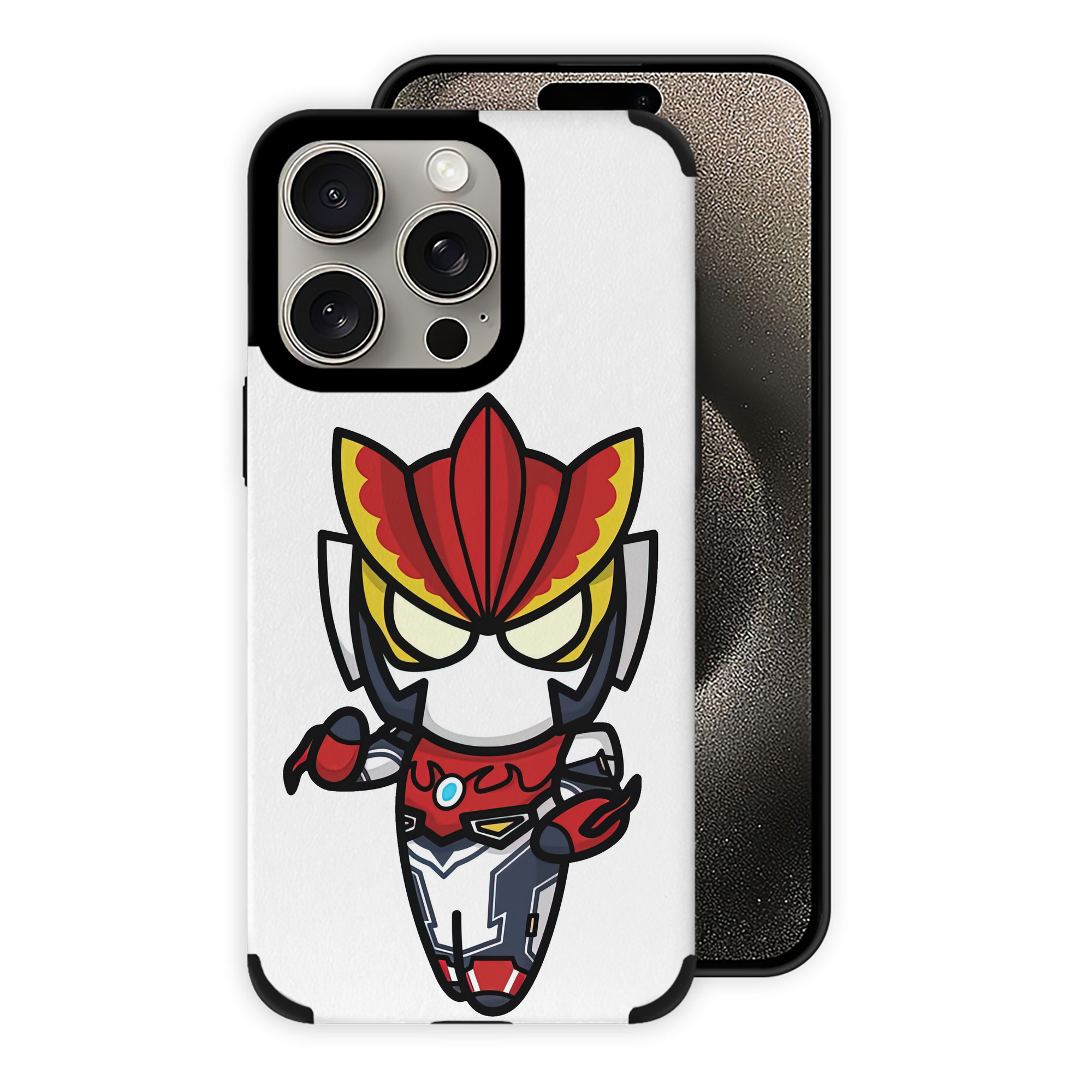 （画像用） ウルトラマン Ultraman 【iPhone15ProMax対応】 PUレザー スマホケース 耐衝撃＆黄変防止