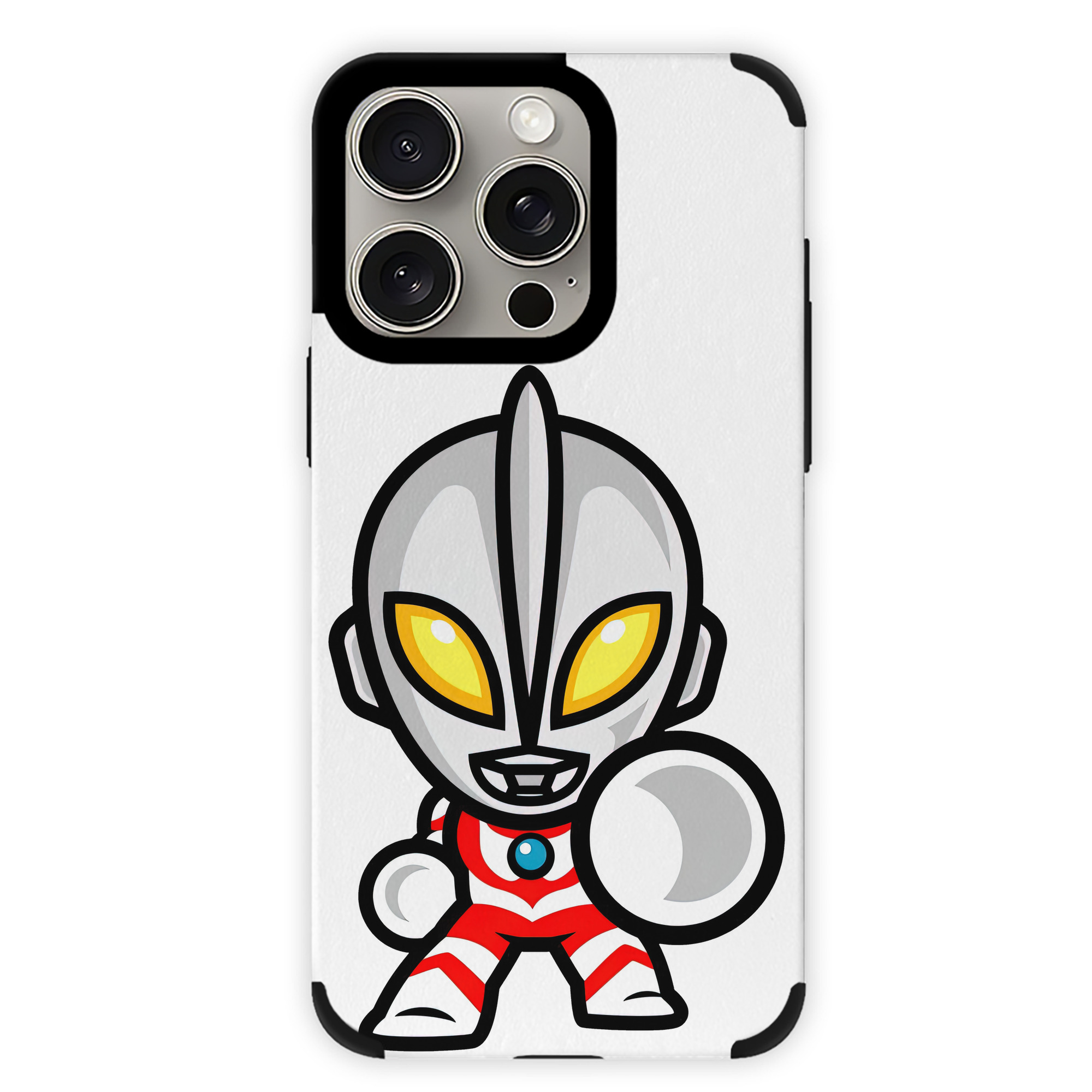 （画像用） ウルトラマン Ultraman 【iPhone15ProMax対応】 PUレザー スマホケース 耐衝撃＆黄変防止